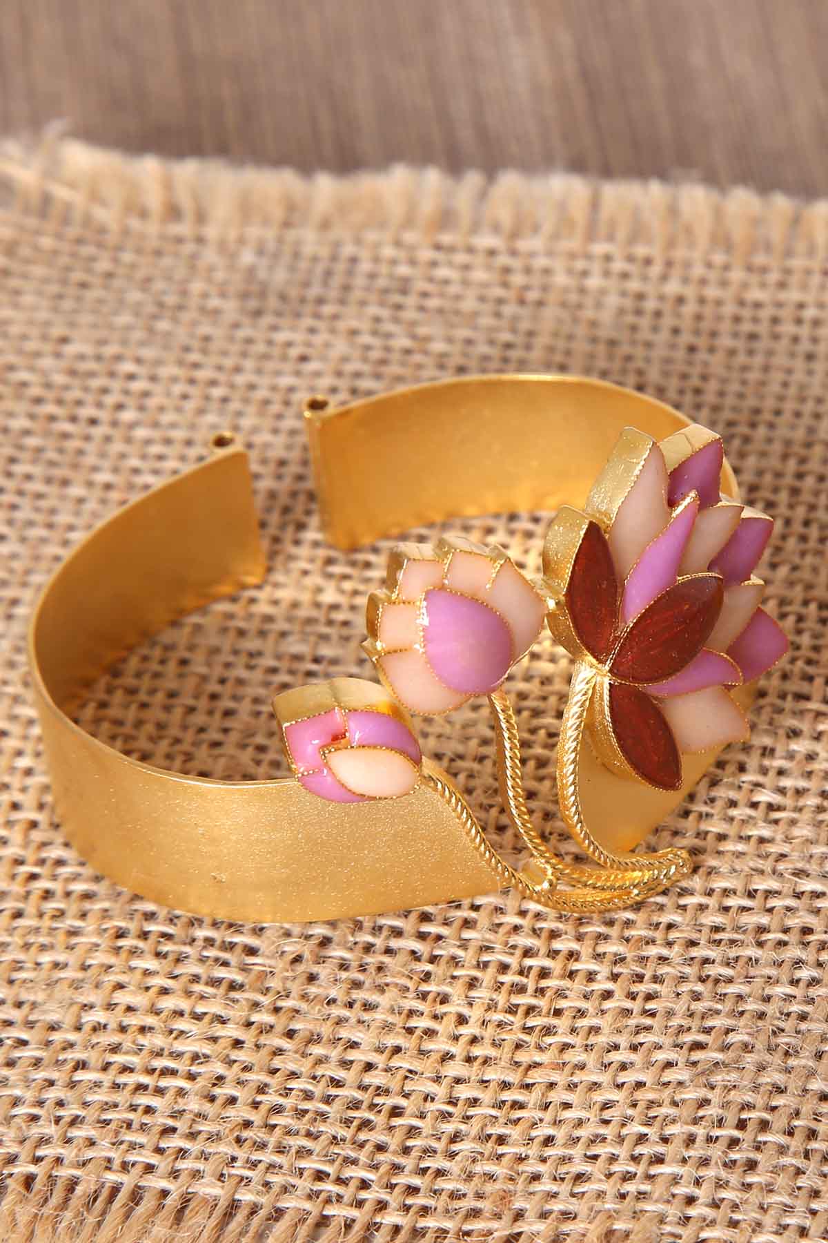 Blossoming Brass Bracelet