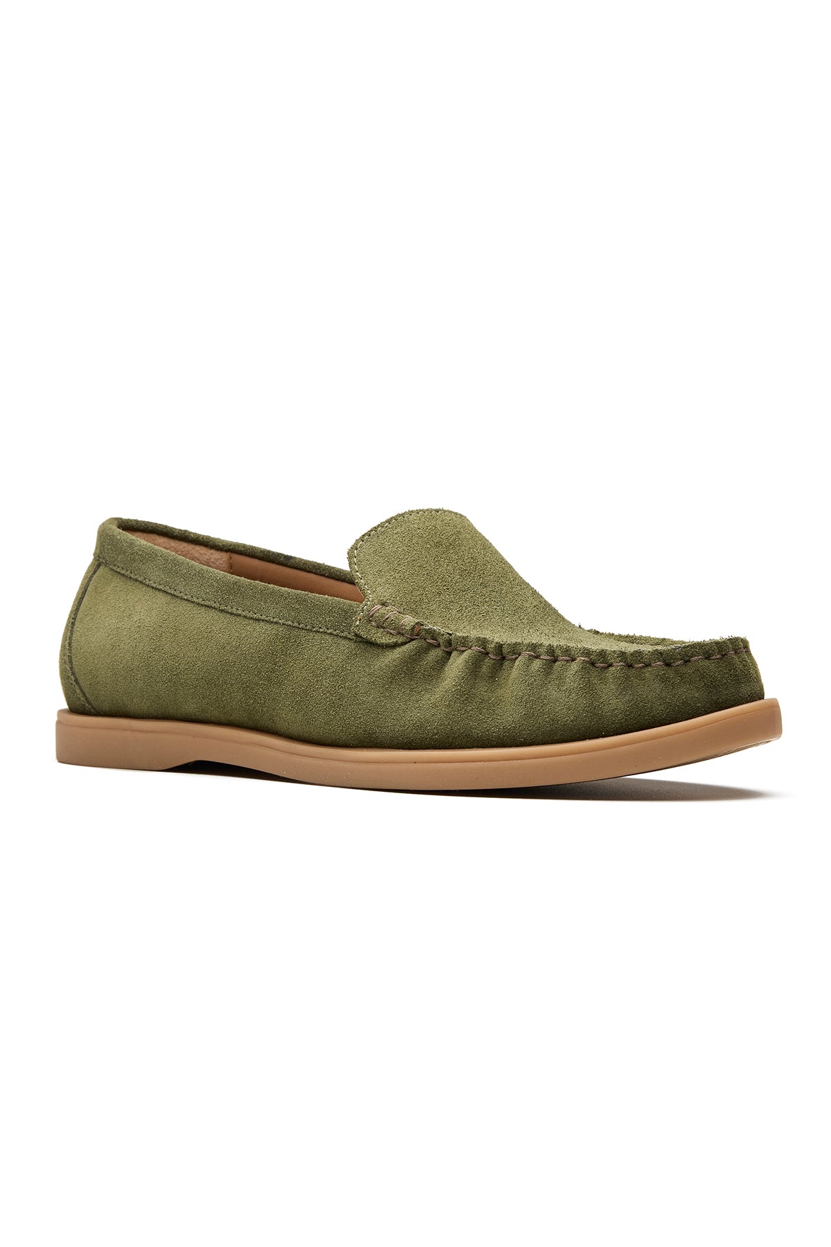 Buy Green Genuine Leather Loafers by Dang Shoes for Women online at ScrollnShops
