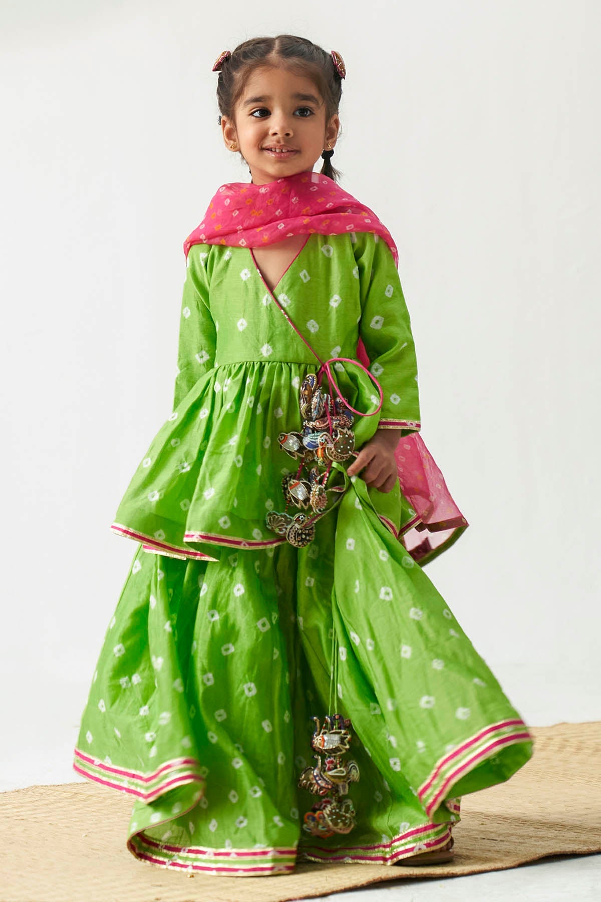 Designer ITRH Kalidaar Kurta & Sharara Set For Girls Available online at ScrollnShops