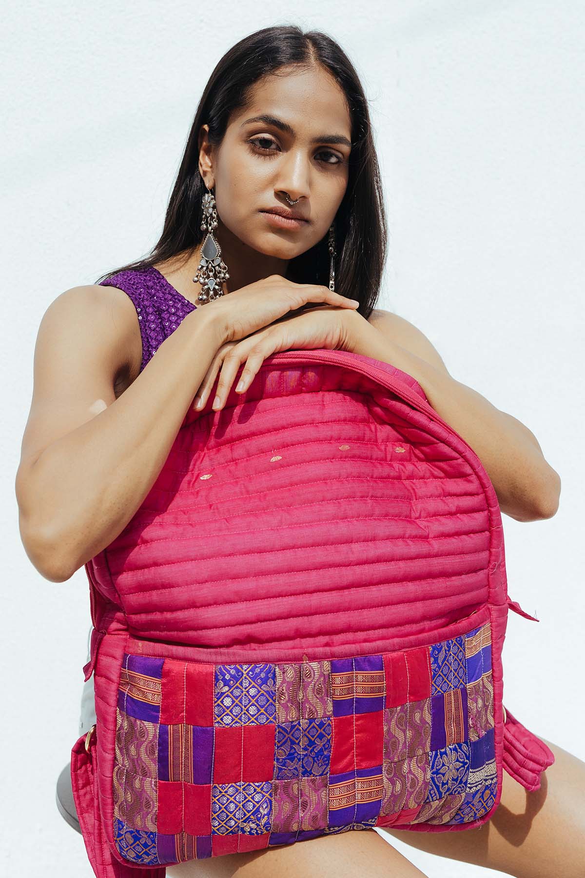 Rani Silk Godhadi Patchwork Bag