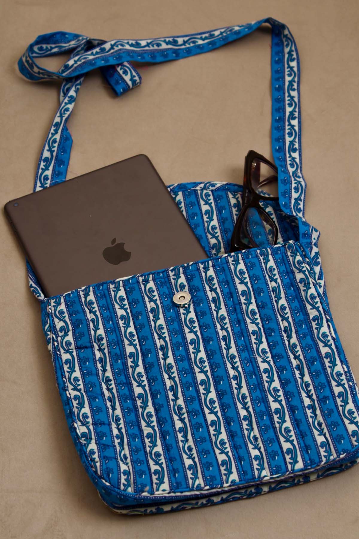 Sapphire Blue Crossbody Bag