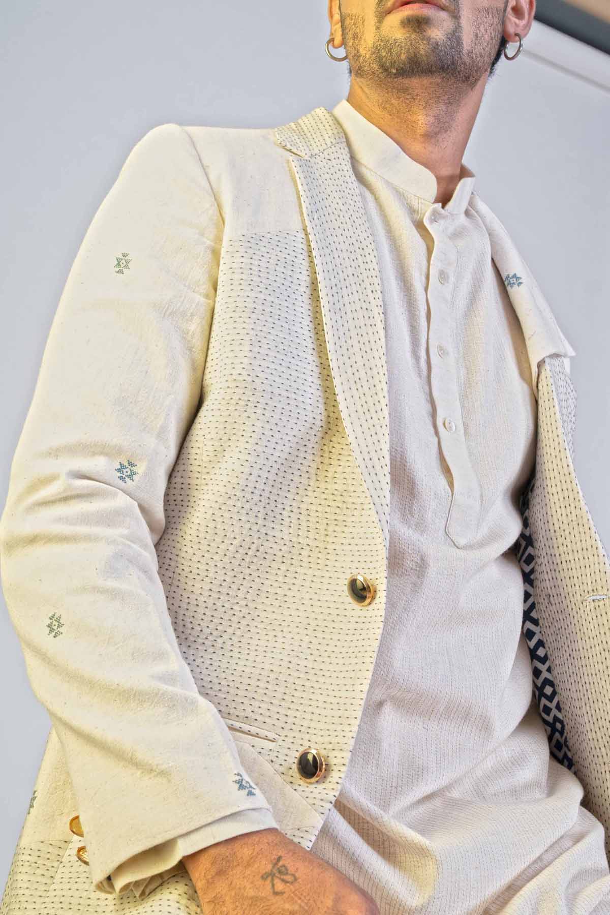 Handwoven Kala Cotton Jacket