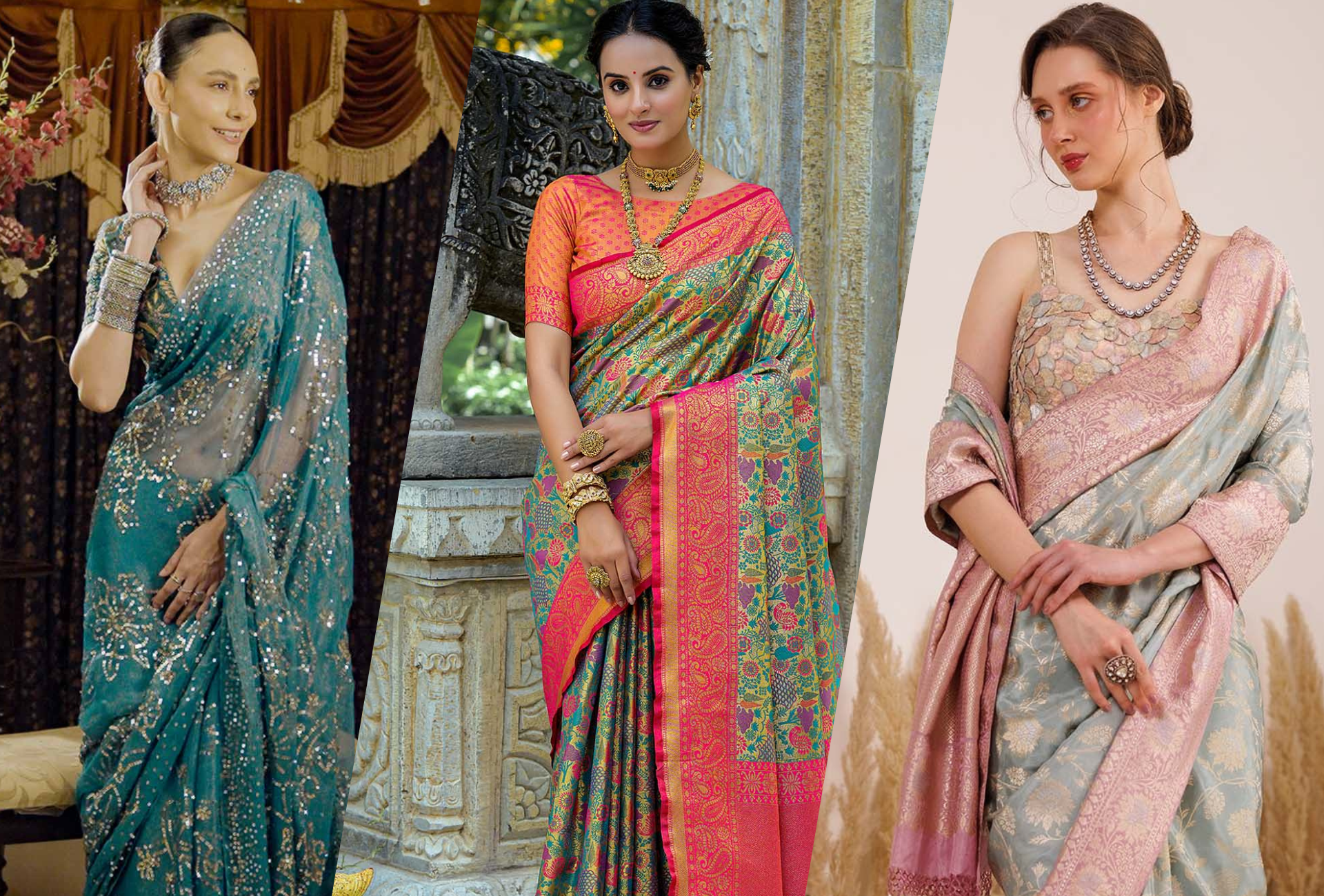 Discover The Best Designer Ethnic Sarees for Gudi Padwa only at ScrollnShops