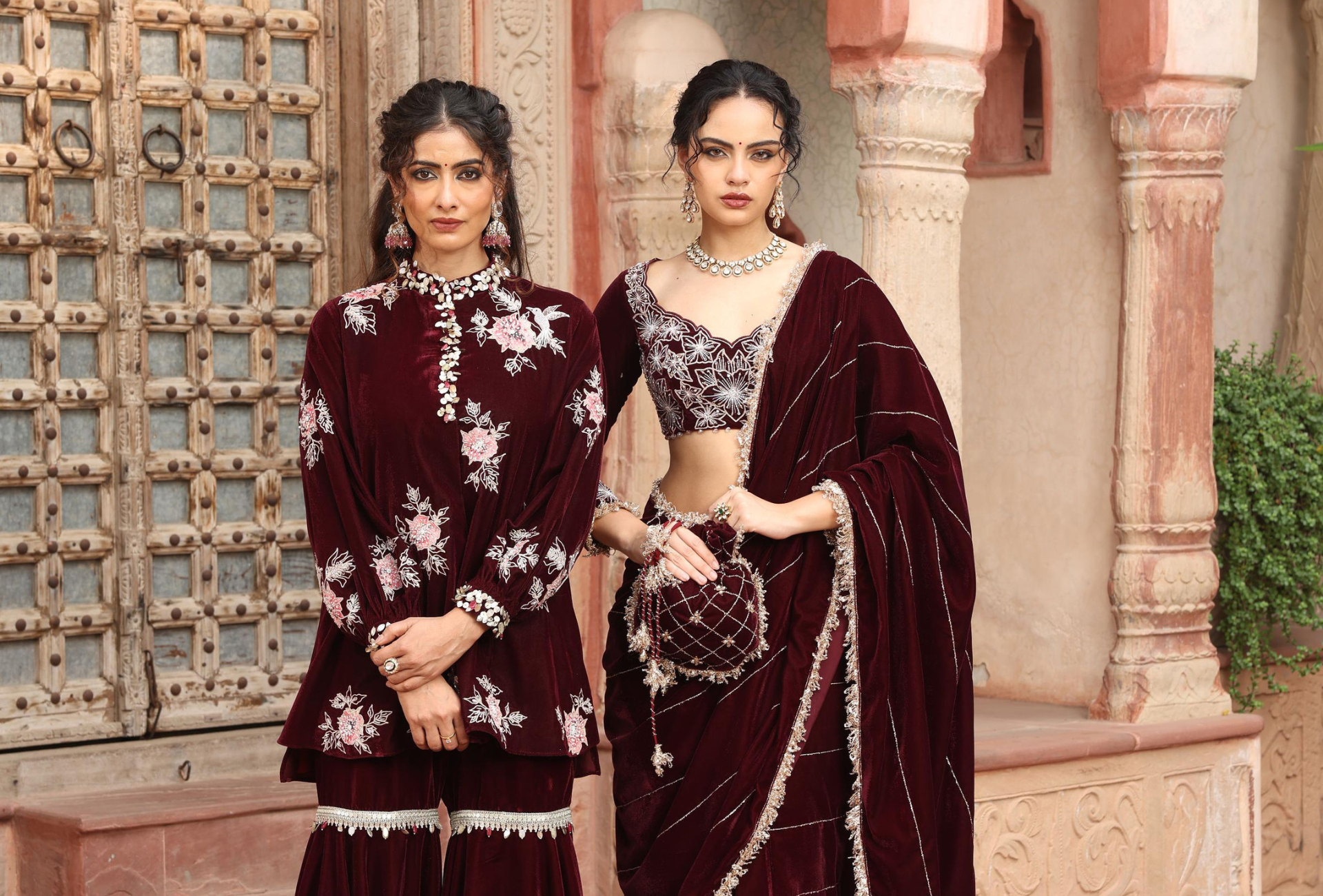 Indian Winter Weddings & Designer Velvet Collection: A Match Made in Heaven available at ScrollnShops