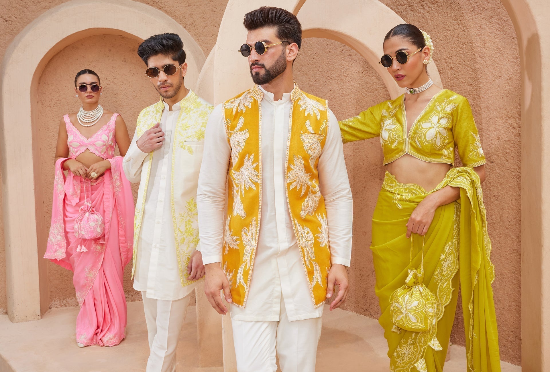 Dreamy Wedding Ensembles for Grooms and Brides-to-Be | Exclusive Styles at ScrollnShops