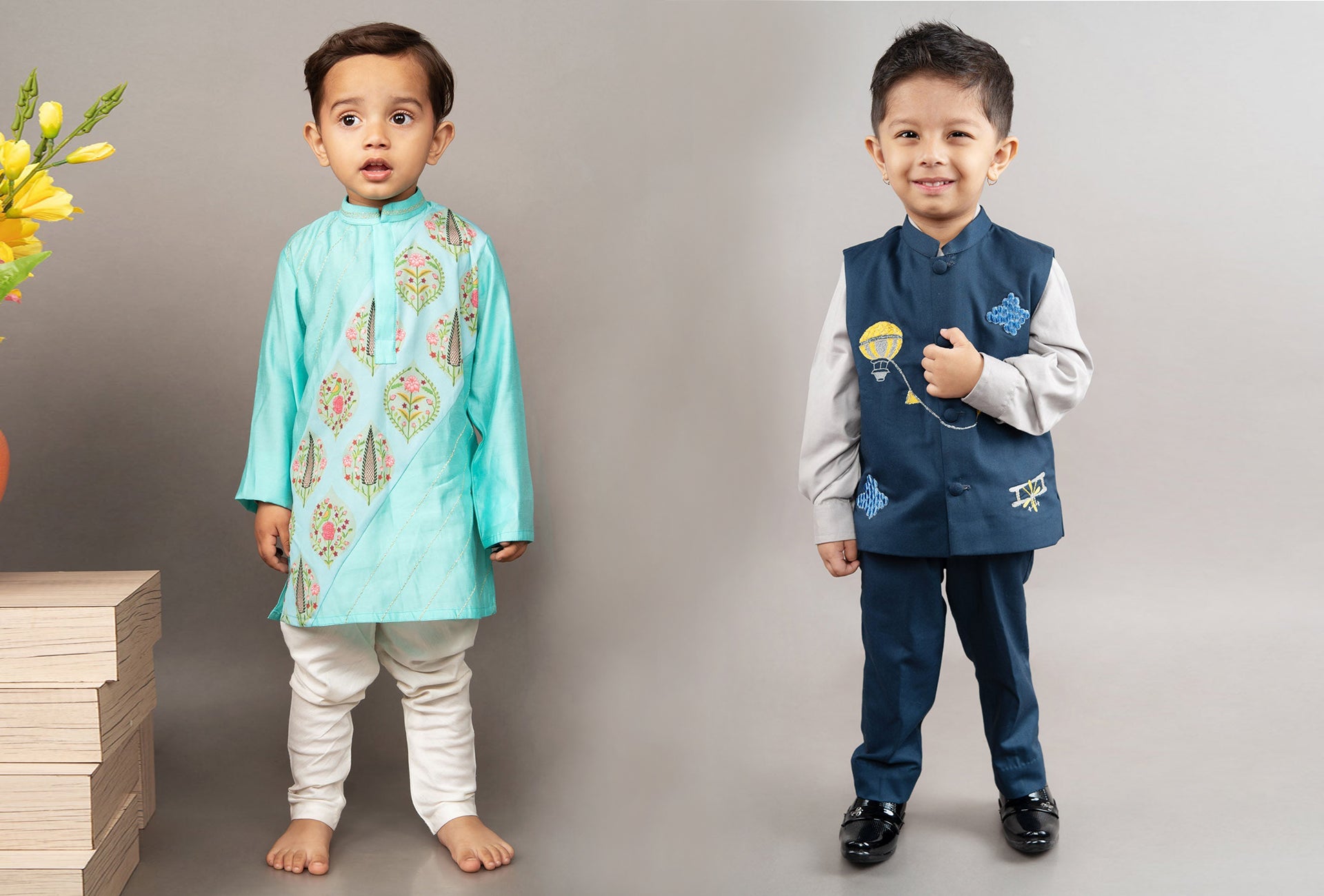 Charming Boys : Winter Wedding Wear at ScrollnShops