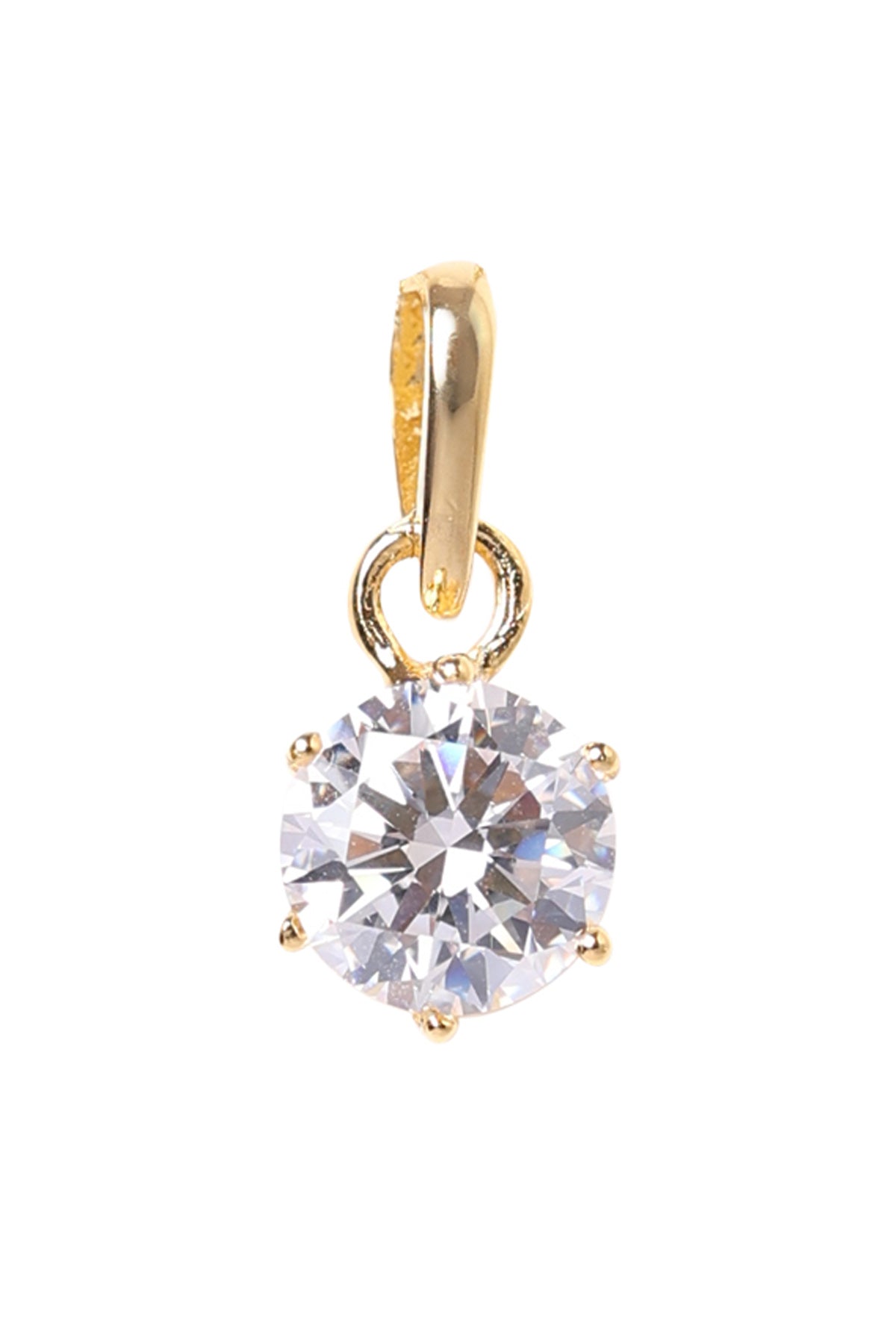 2 Carat Zirconia Drop Pendant
