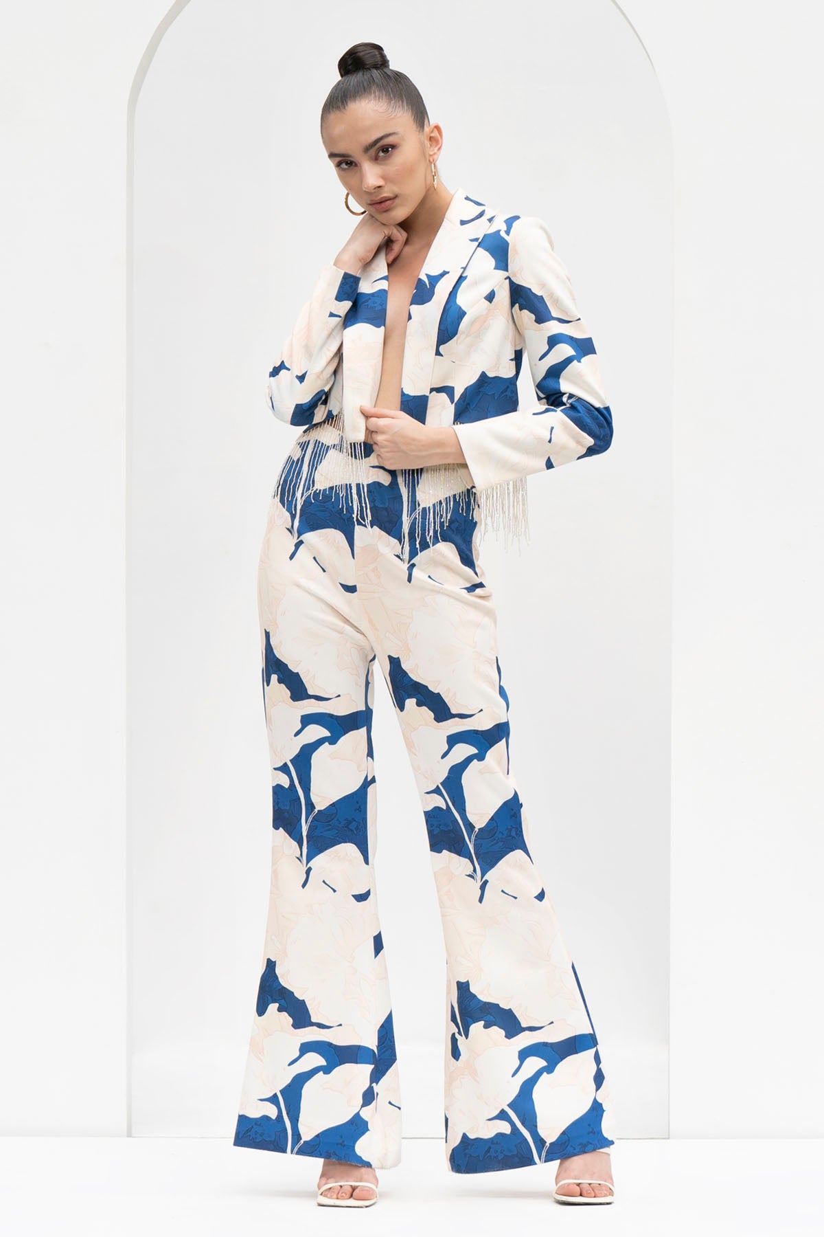 Mystic Blue Printed Co-ord Set