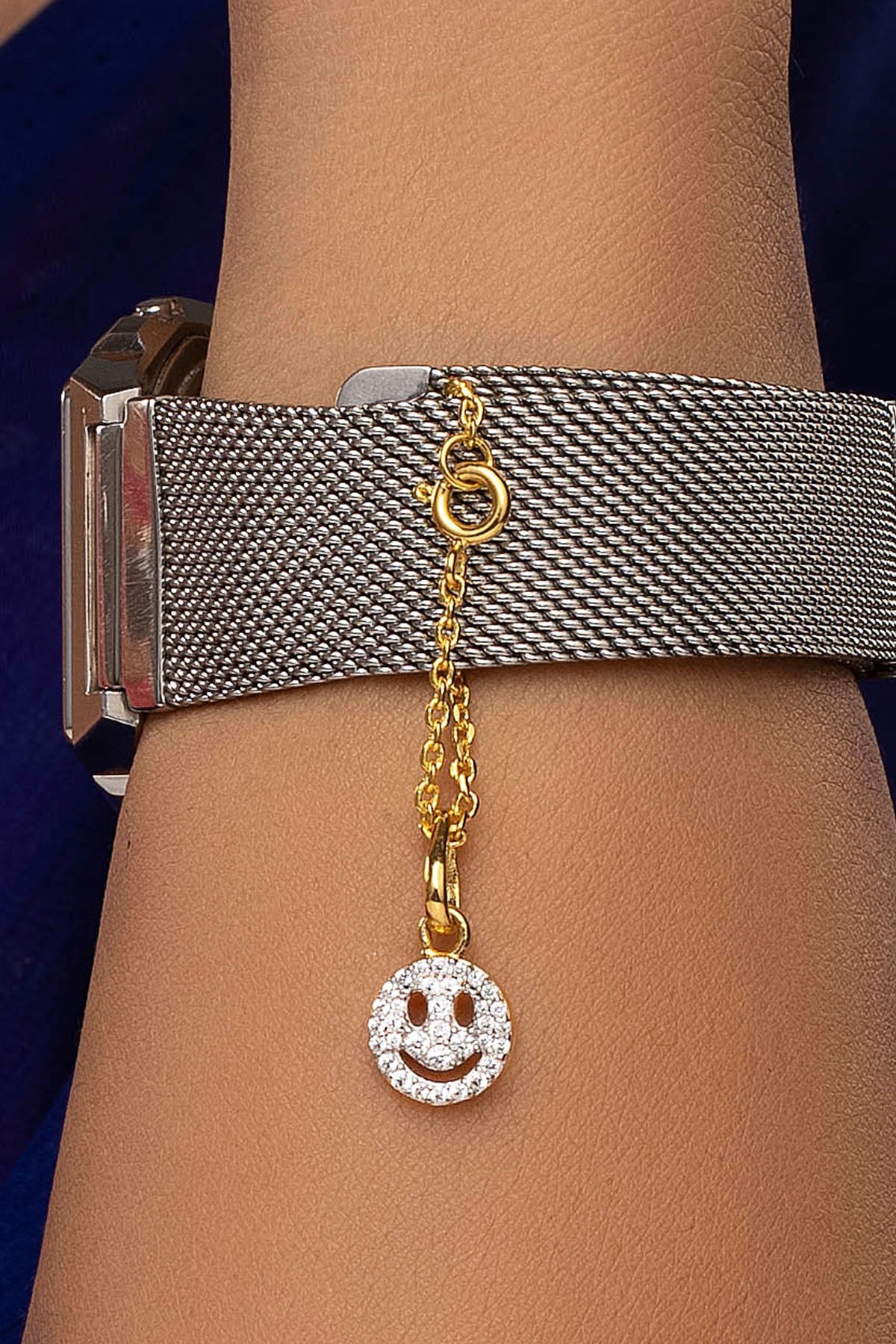 Buy 925 Silver Diamond Watch Charm for women by Sica online available at scrollnshops