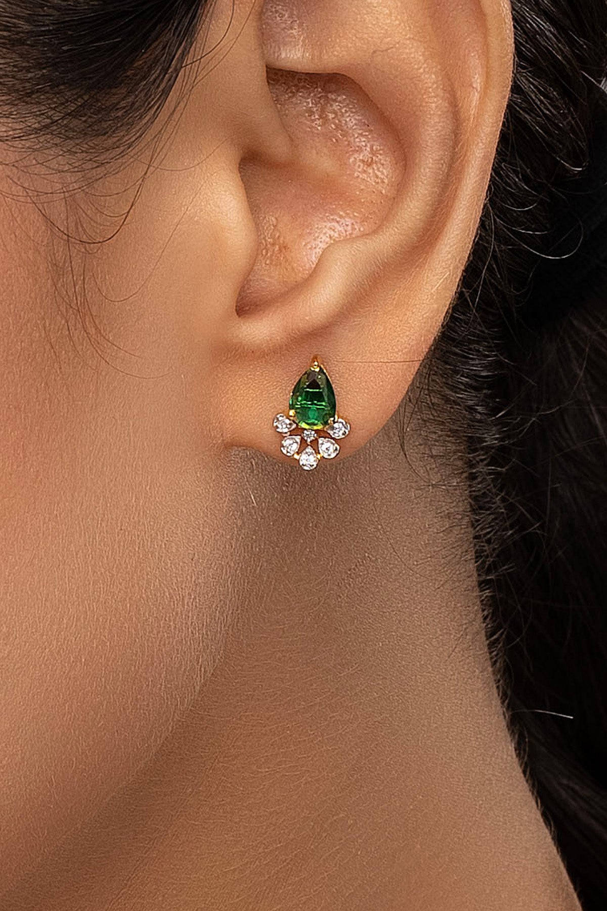 Buy 925 Silver Drop Studs Earrings for women by Sica online available at scrollnshops