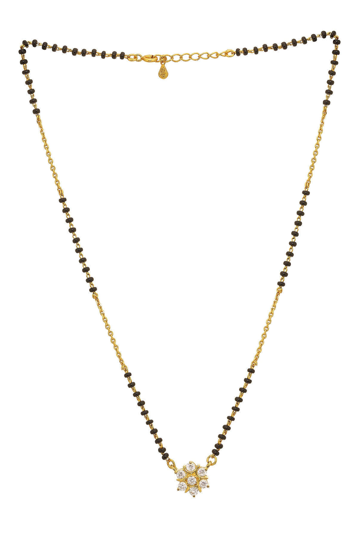 925 Silver Floral Mangalsutra