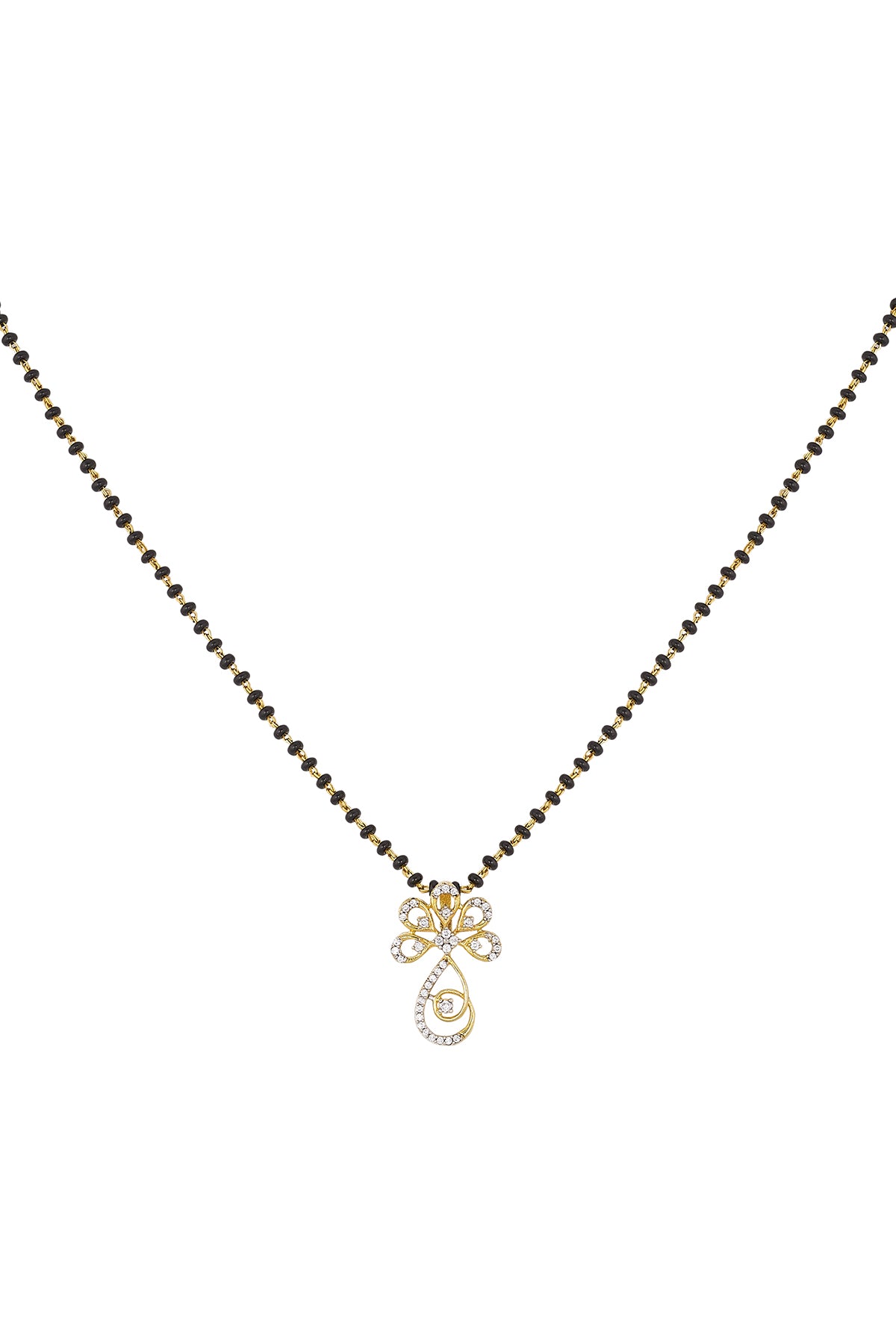 925 Silver Flower Mangalsutra