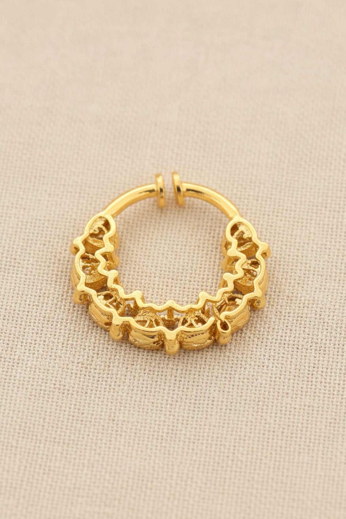 925 Silver Moissanite Nose Ring