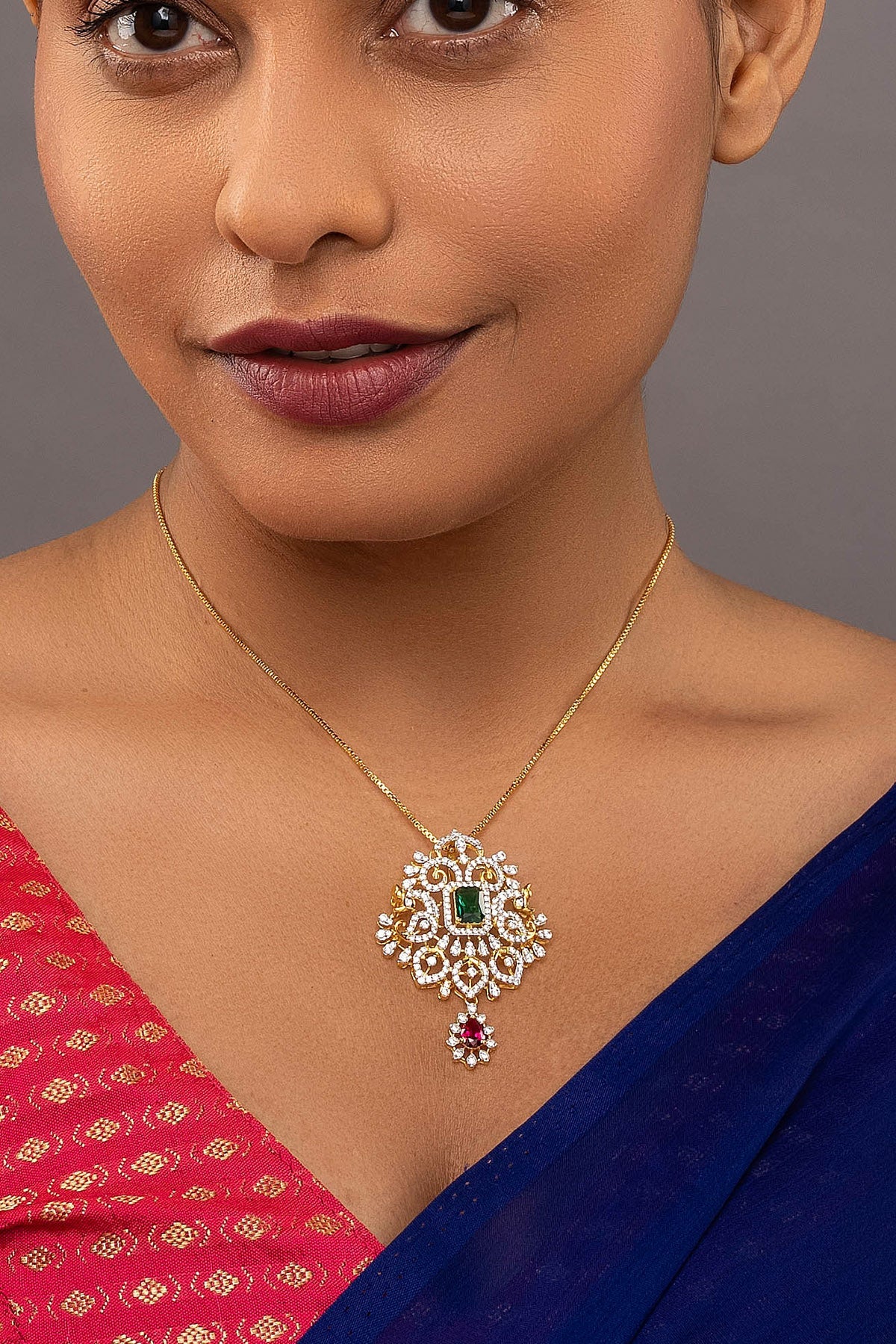 Buy 925 Silver Pendant And Chain for women by Sica online available at scrollnshops