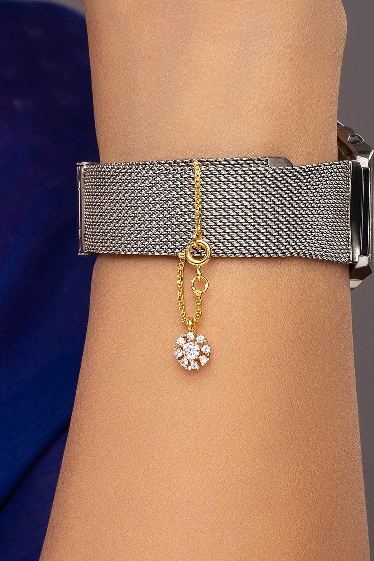 Buy 925 Silver Round Watch Charm for women by Sica online available at scrollnshops