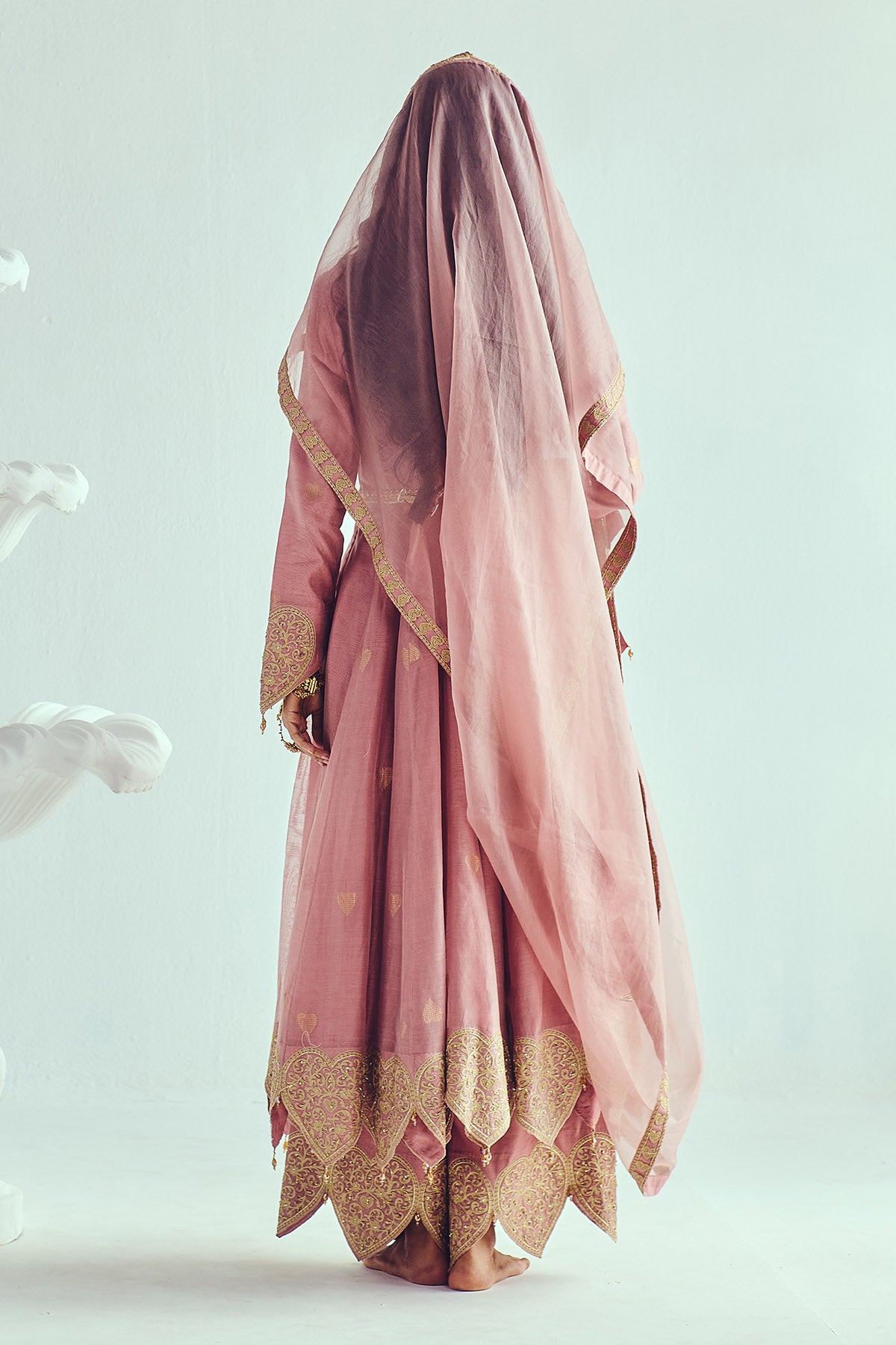 Aari Embroidered Anarkali Set