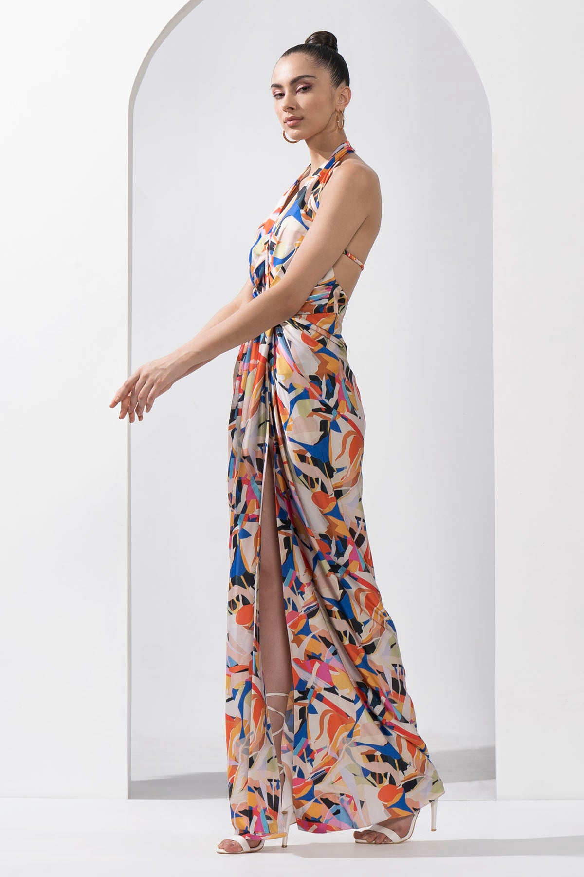 Abstract Geo Printed Dress