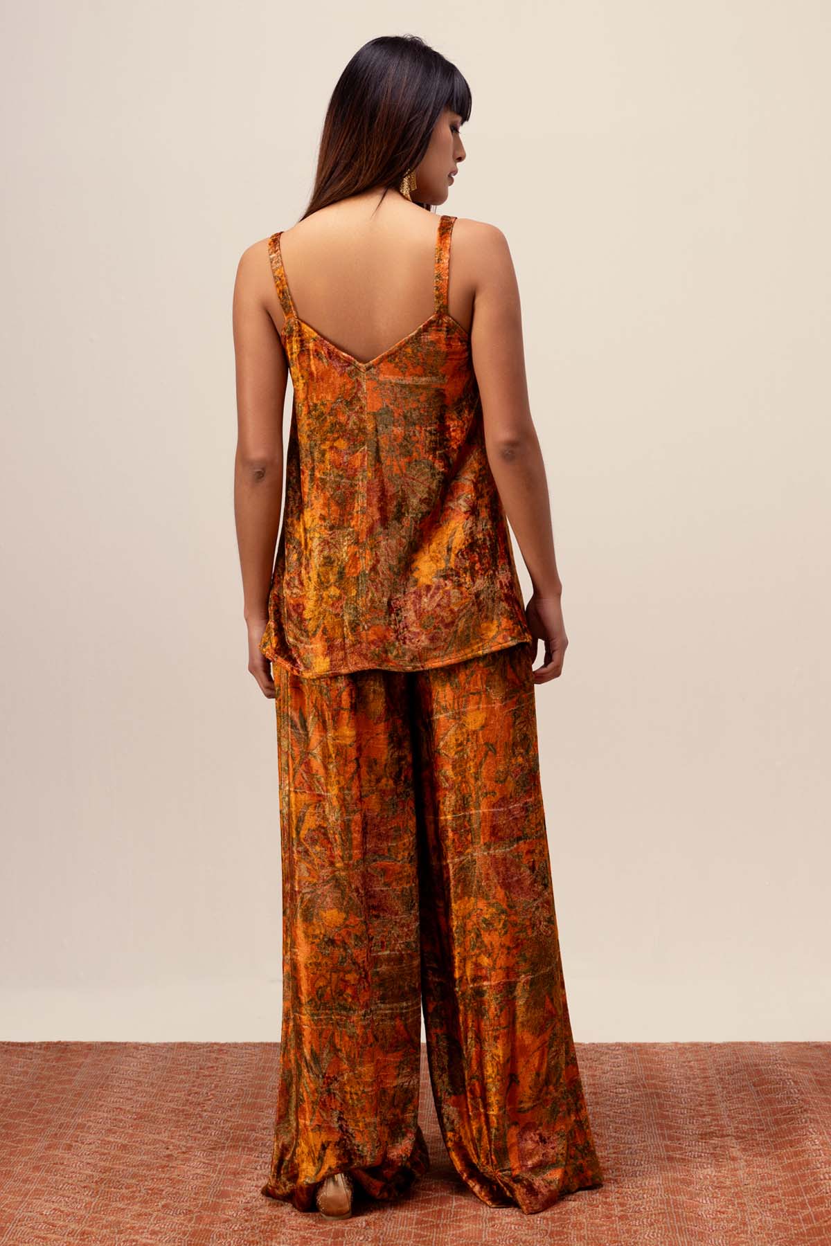 Abstract Print Cami Top & Pants