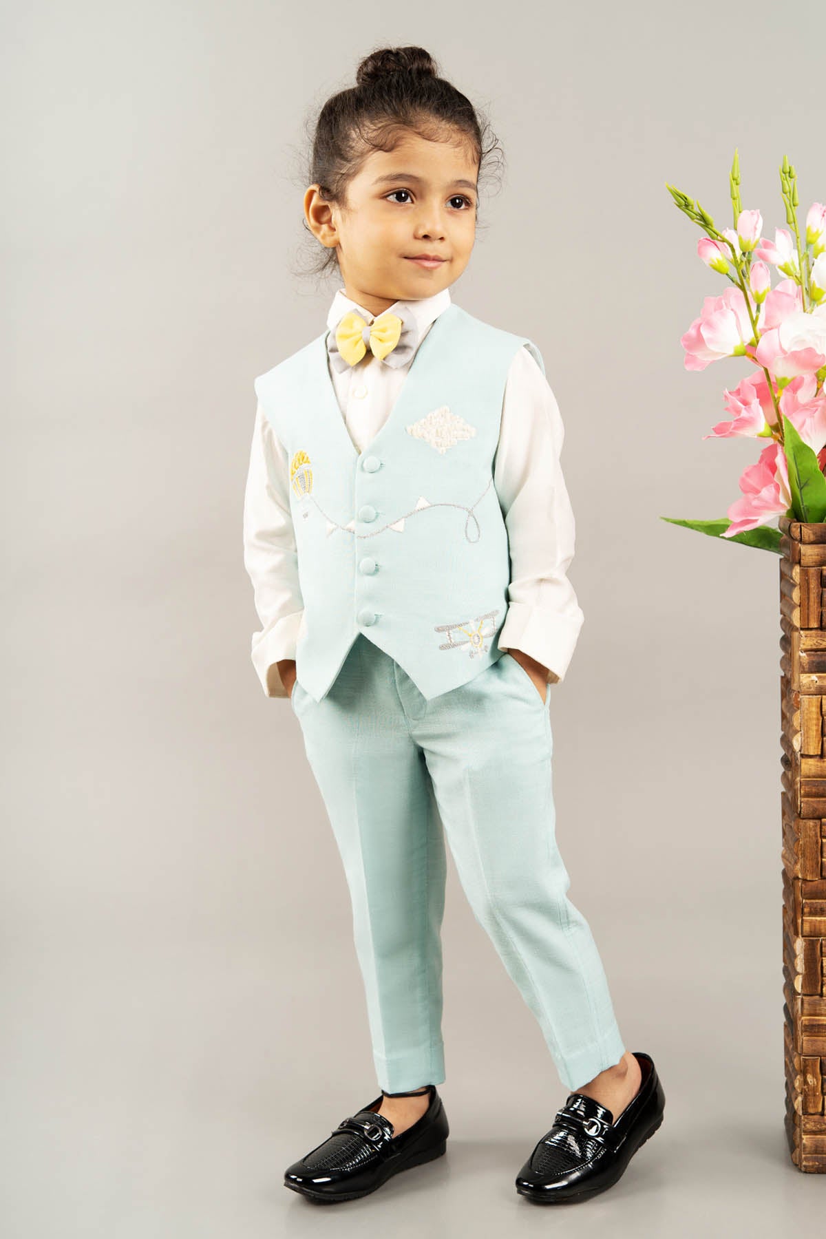 Airplane Embroidered Suit