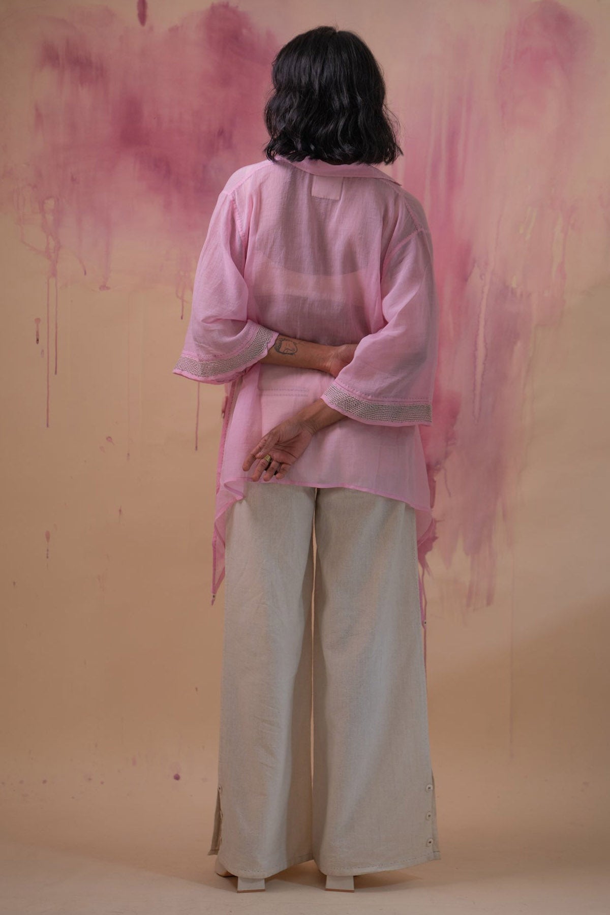 Asymmetric Cotton Top & Pants