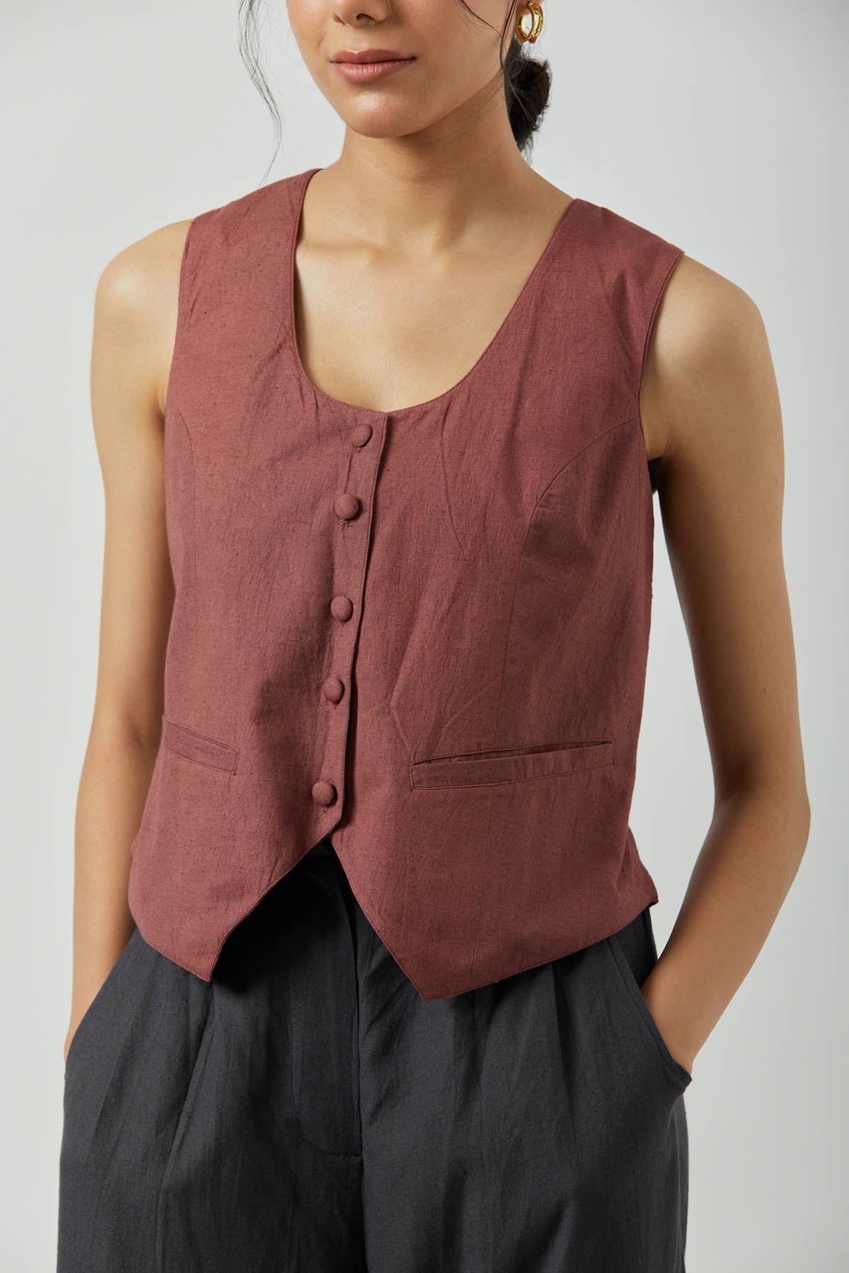 Asymmetrical Coat & Pant Set