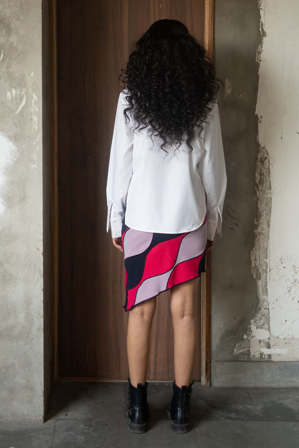 Asymmetrical Hem Skirt