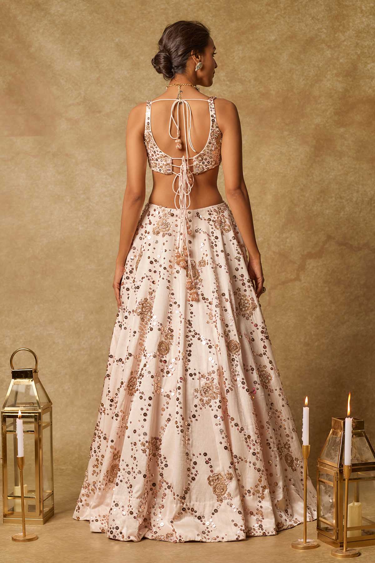 Baby Pink Thread Lehenga Set