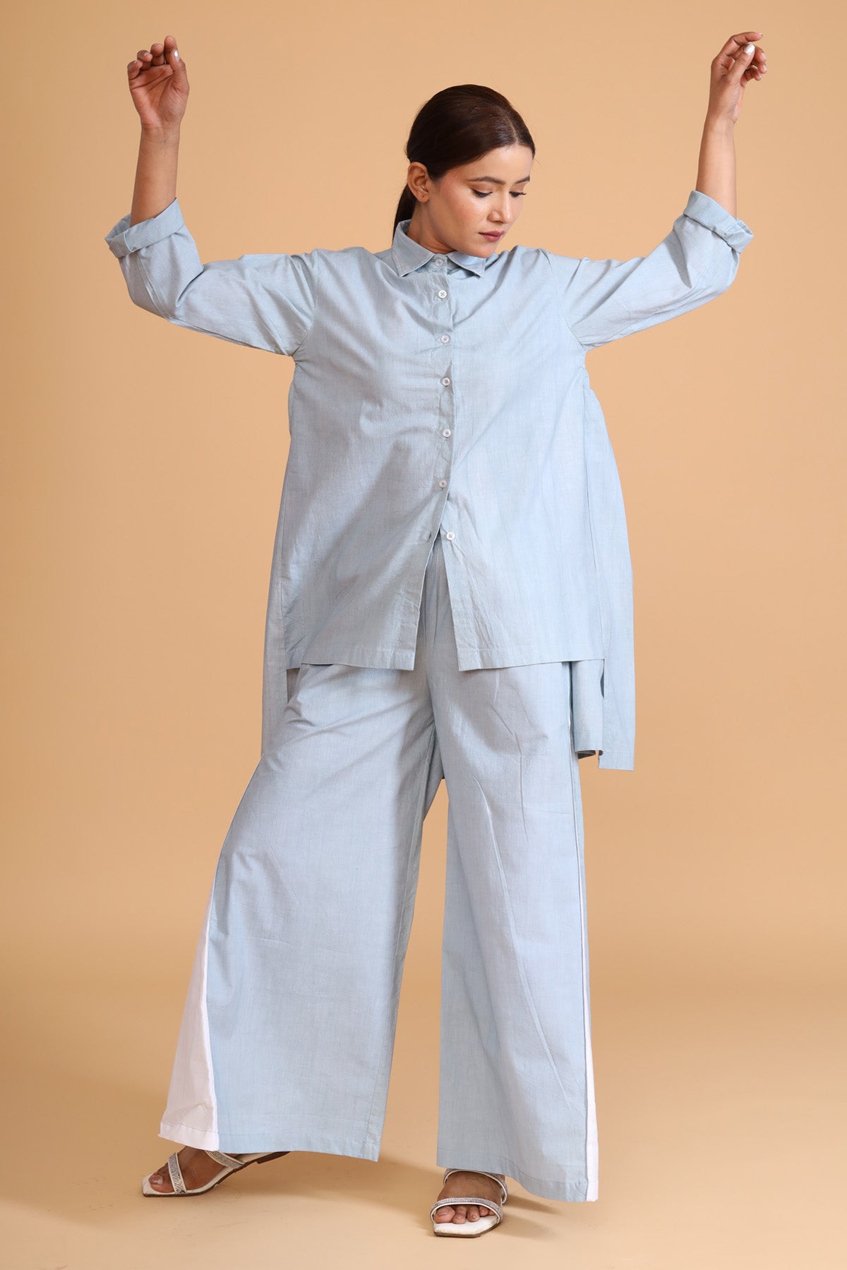 Back Gather Mint Co-ord Set