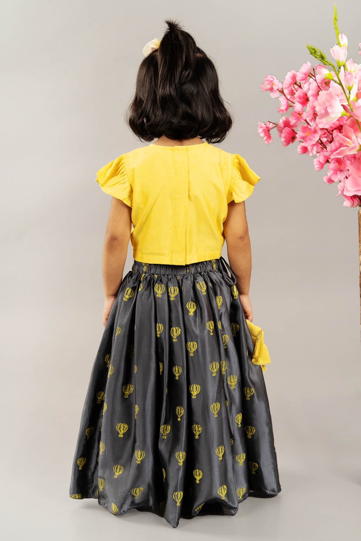 Balloon Printed Ghagara Set