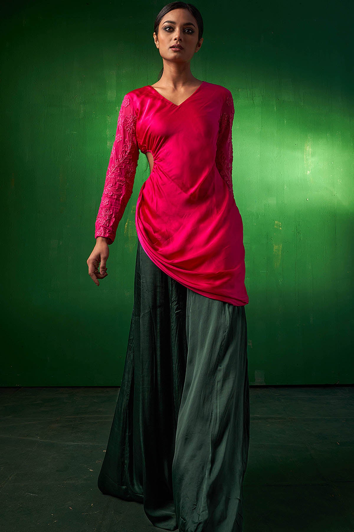 Bamberg Silk Kurta & Palazzo