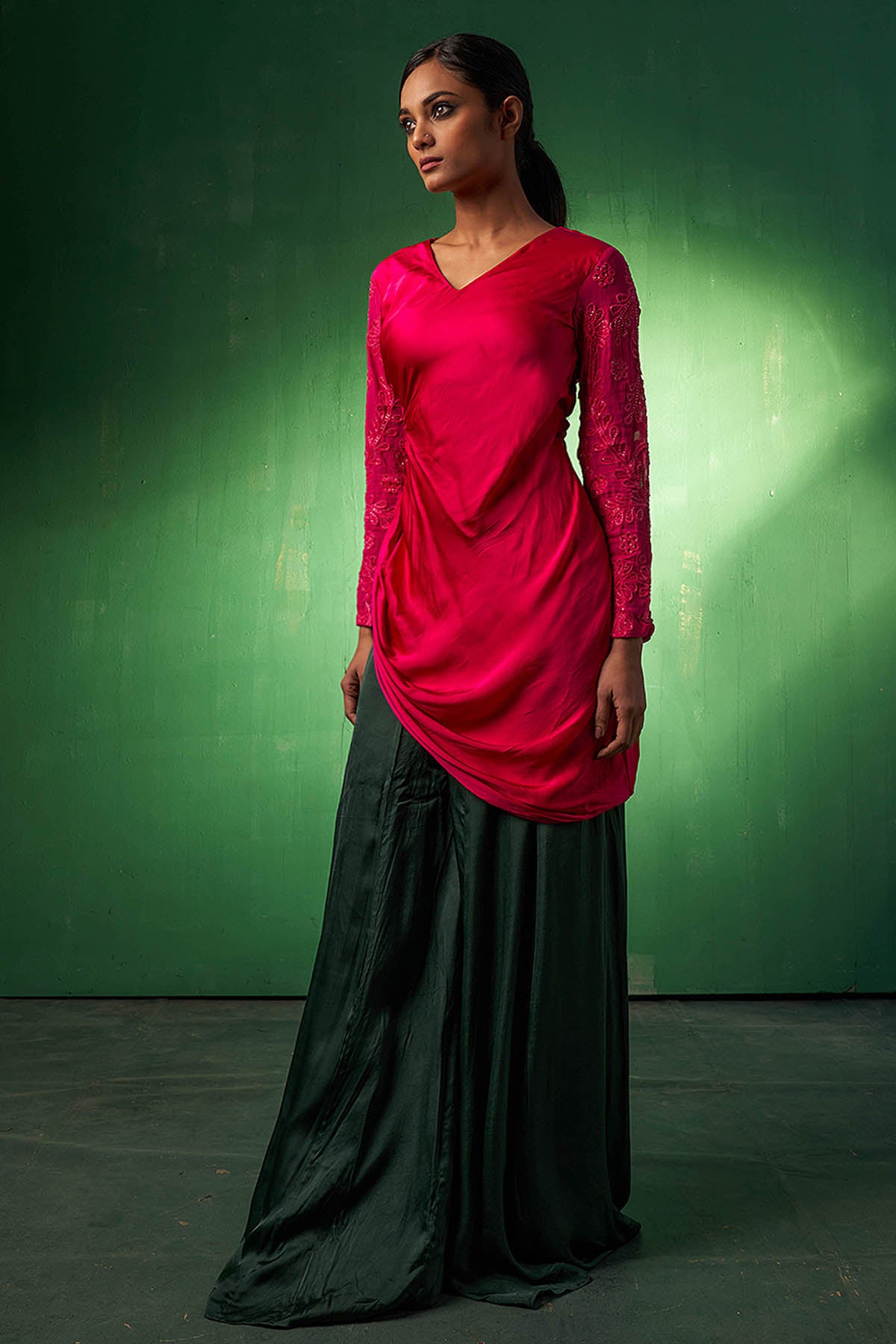 Bamberg Silk Kurta & Palazzo