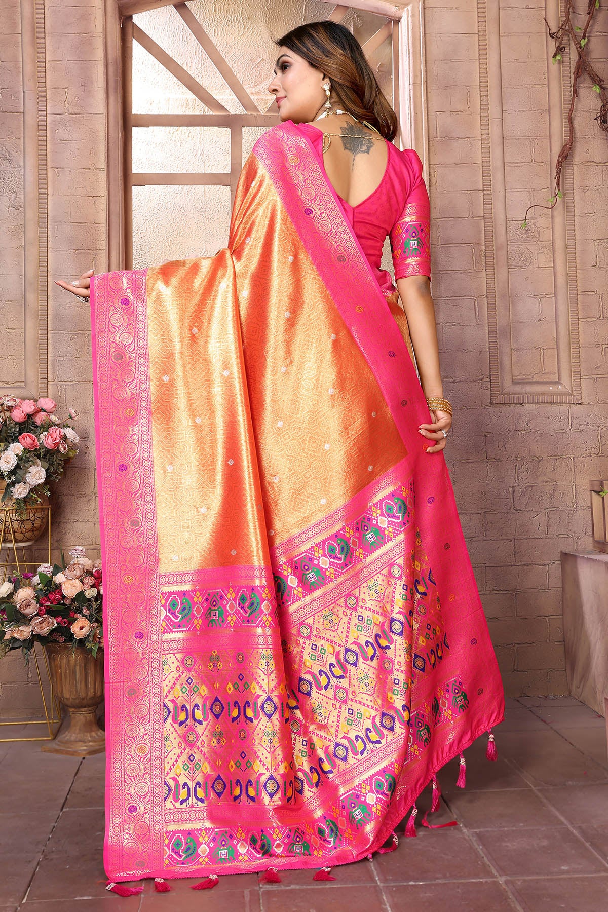 Banarasi Tissue Silk Gold Saree