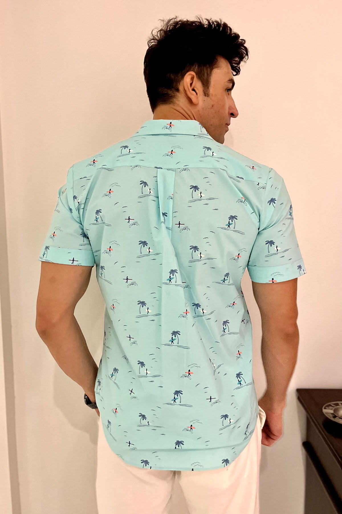Beach Surfing Print Shirt