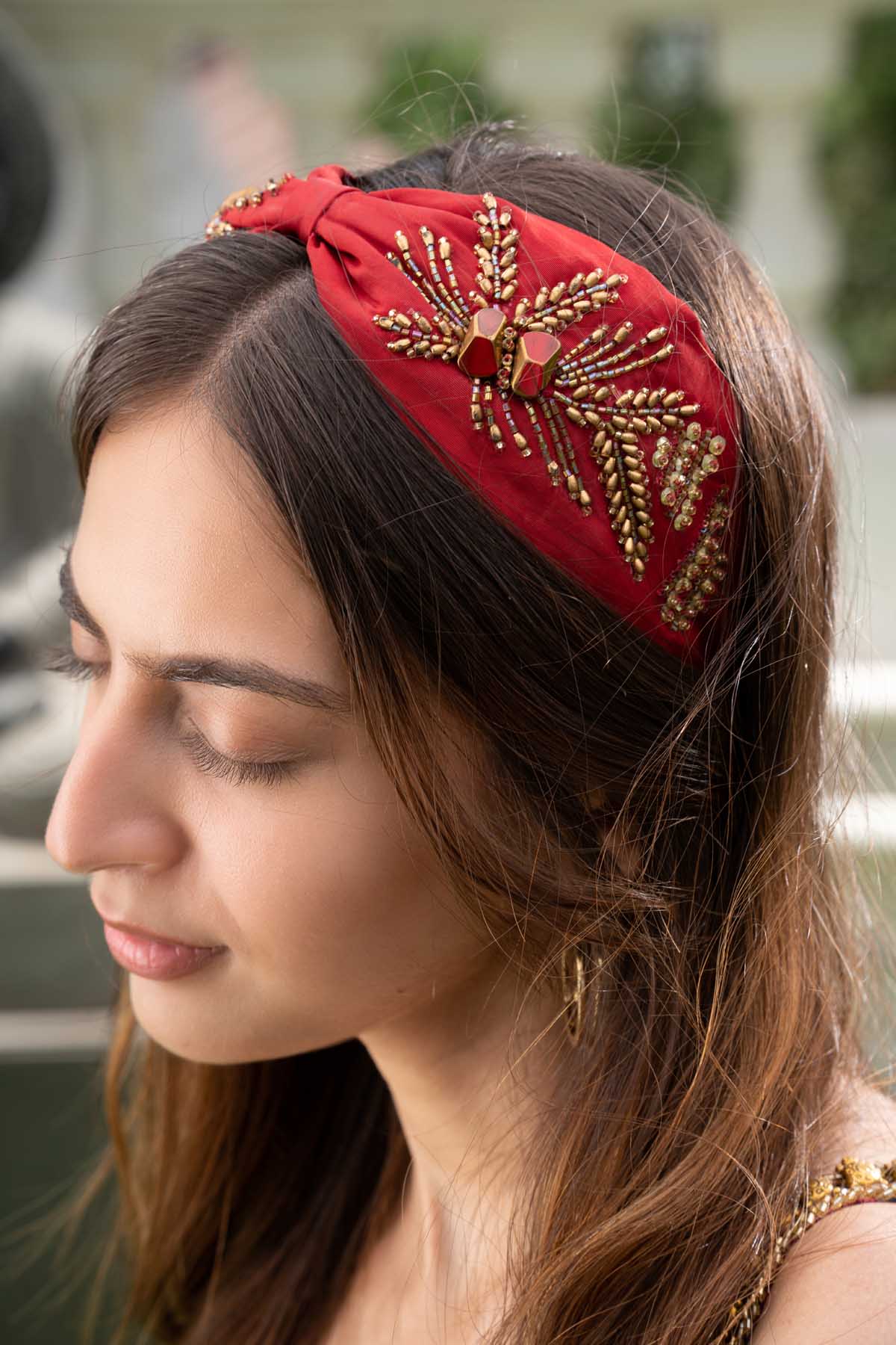 Beads Embellished Headband