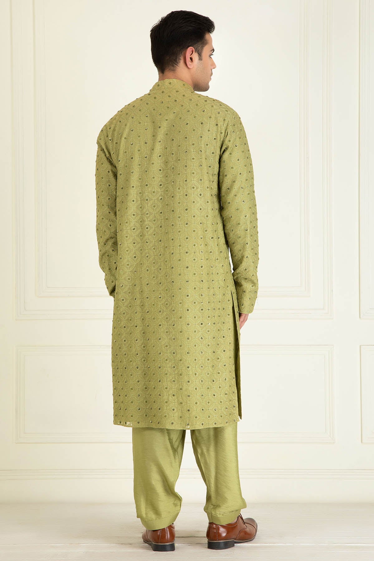 Beads Embellished Kurta Set