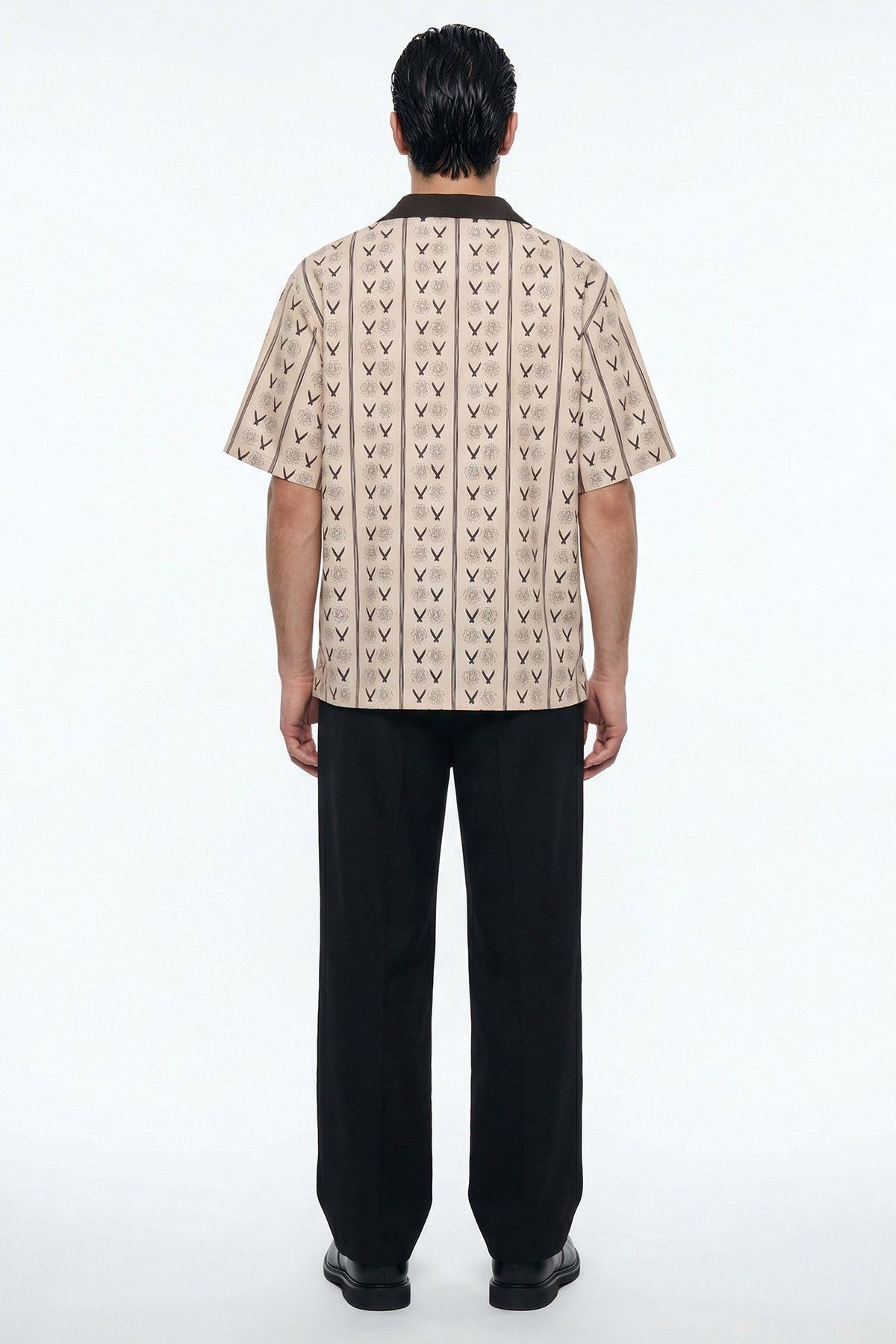 Beige Viscose Detailed Shirt