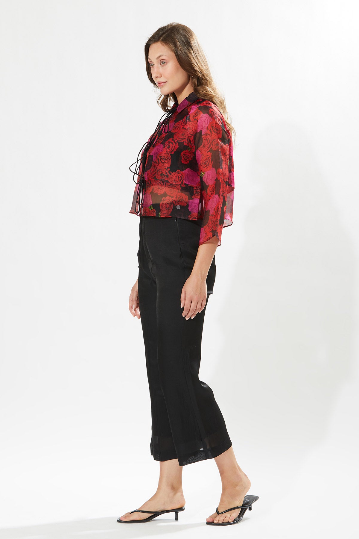 Bell Sleeve Organza Jacket