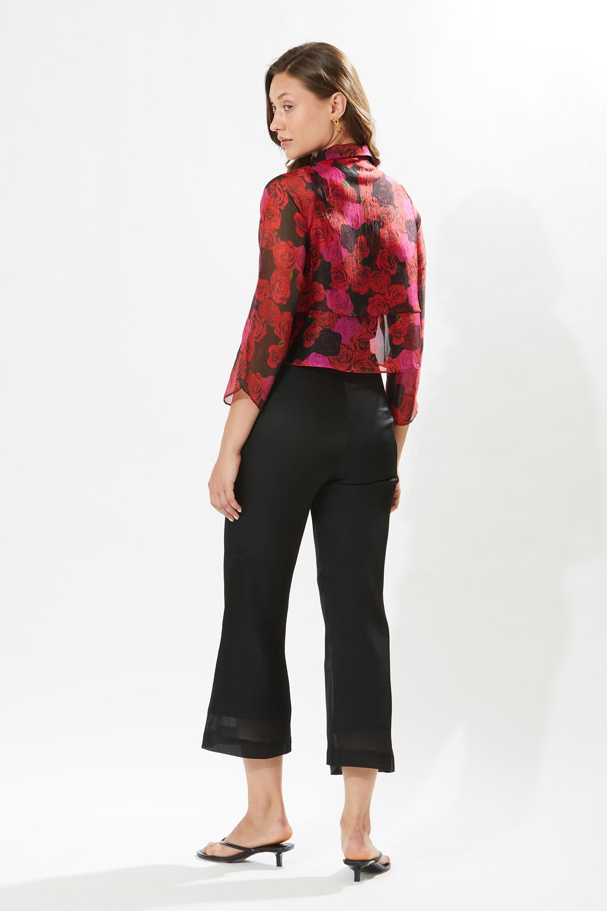 Bell Sleeve Organza Jacket