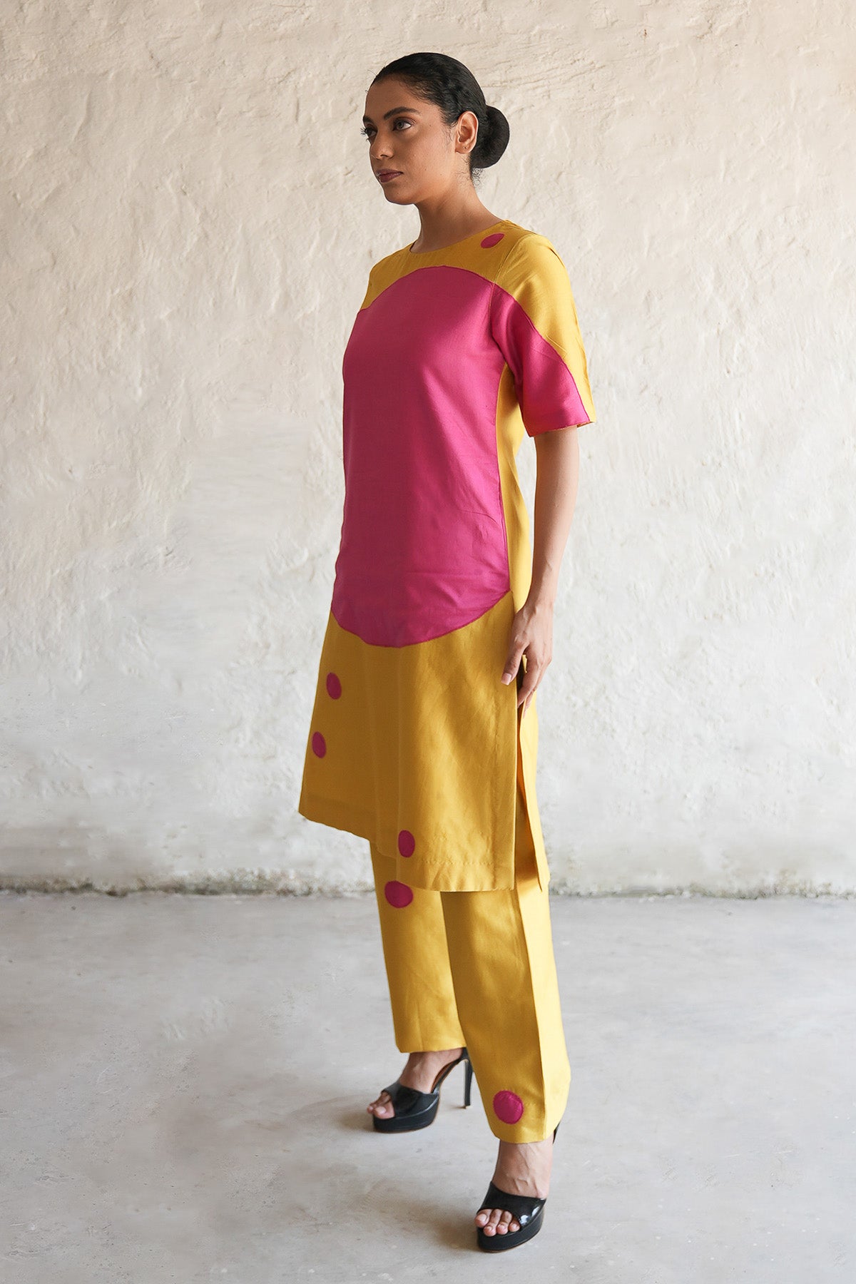 Benarasi Cotton Silk Kurta Set