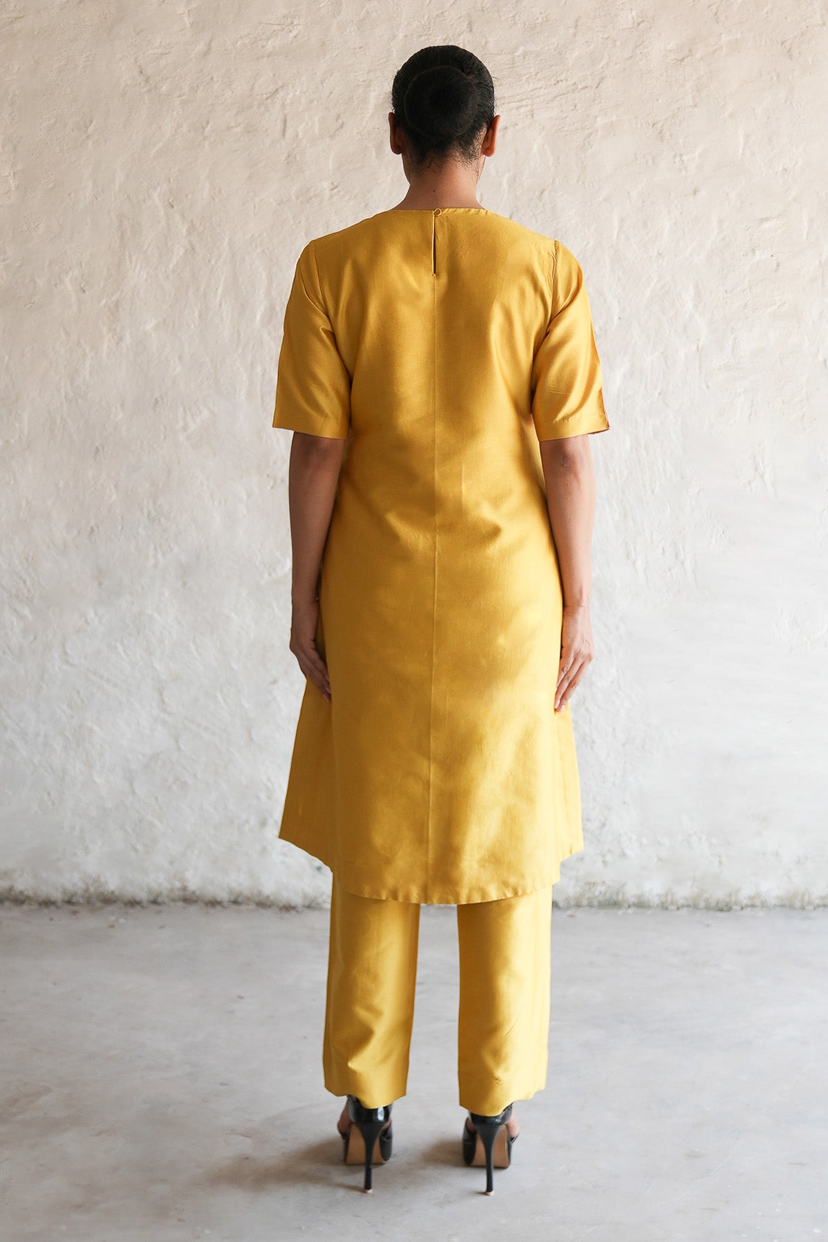 Benarasi Cotton Silk Kurta Set
