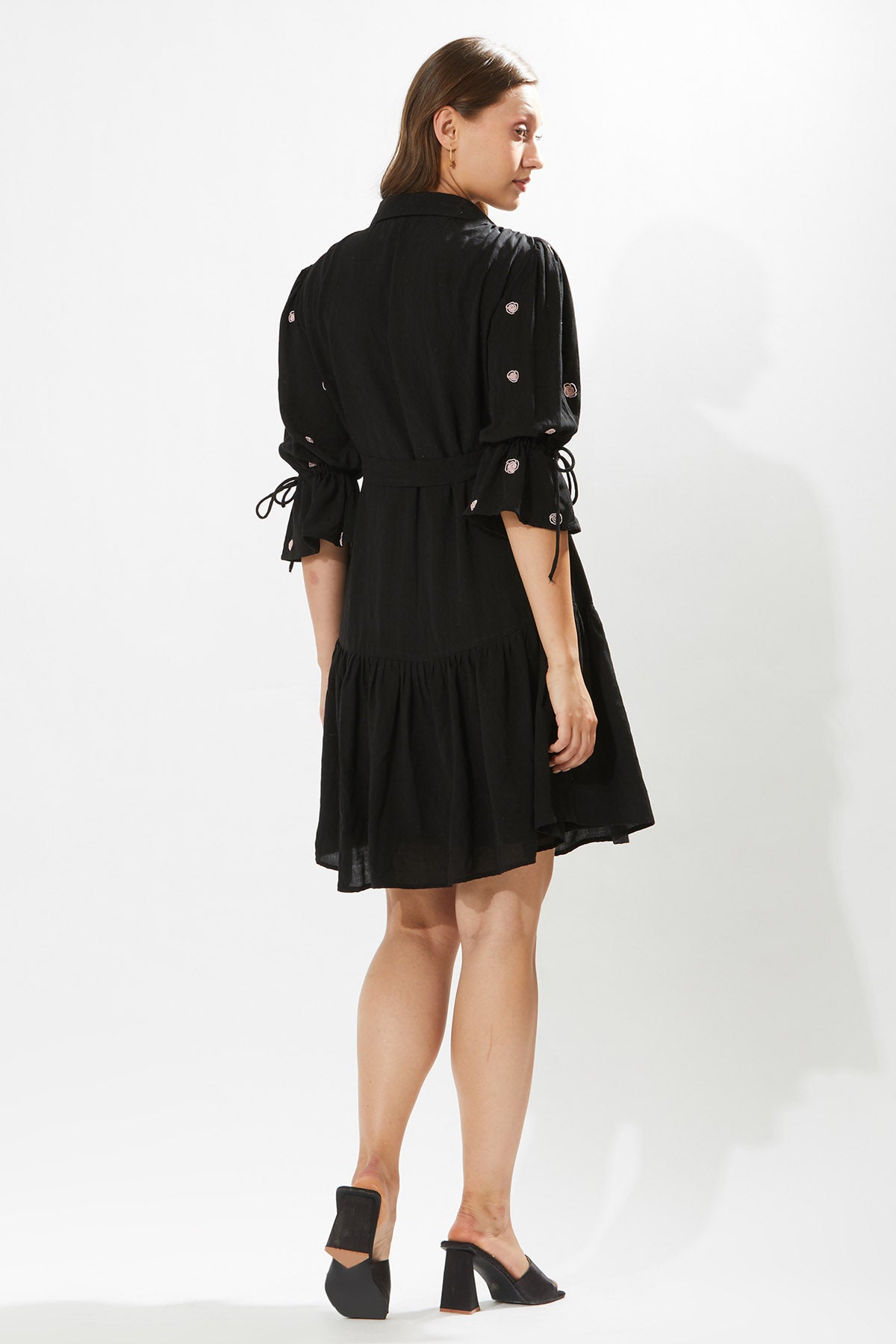 Black Button Down Dress