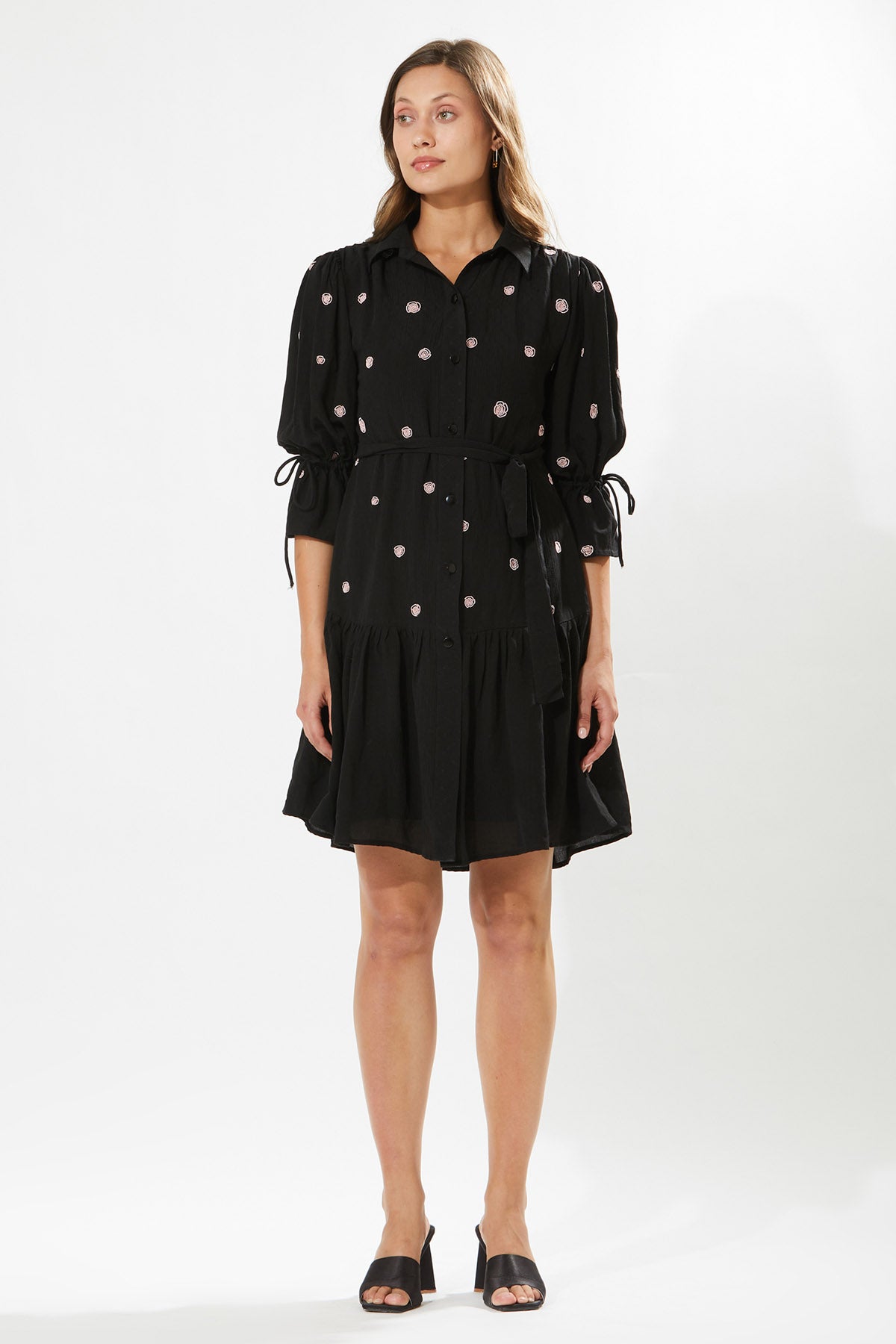Black Button Down Dress