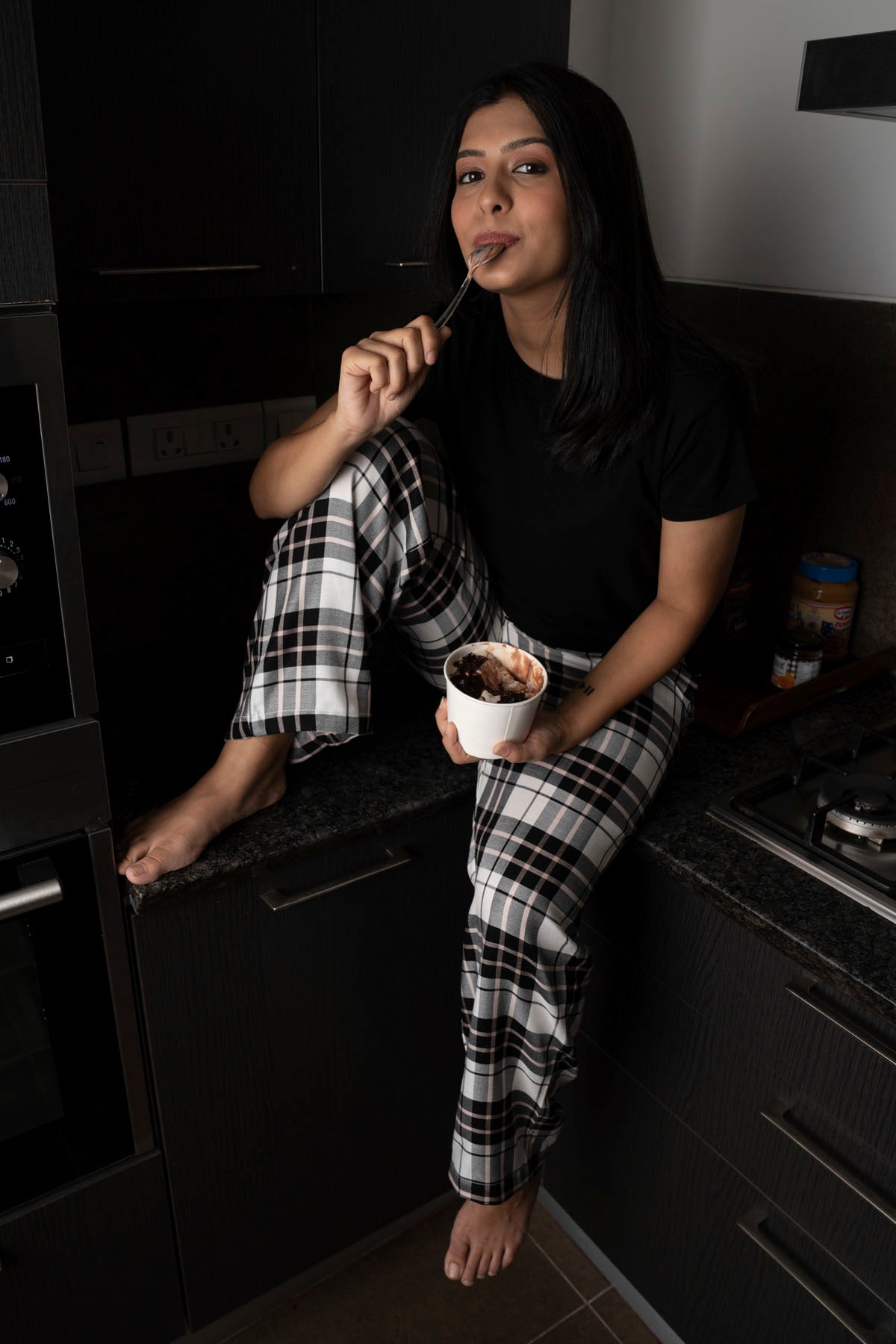 Black Checkered Pyjama