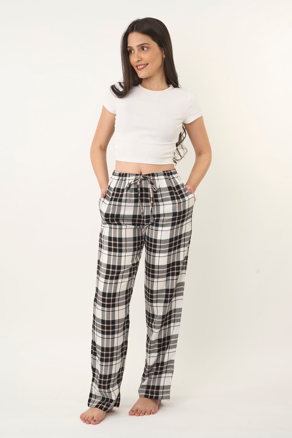 Black Checkered Pyjama