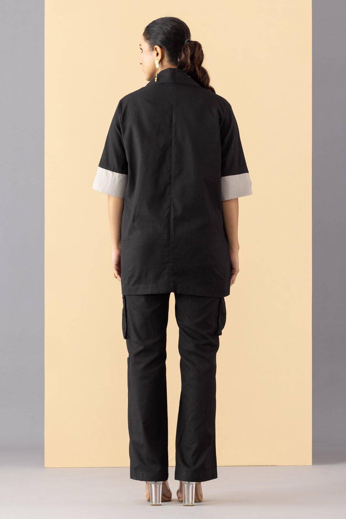 Black Double Breasted Blazer