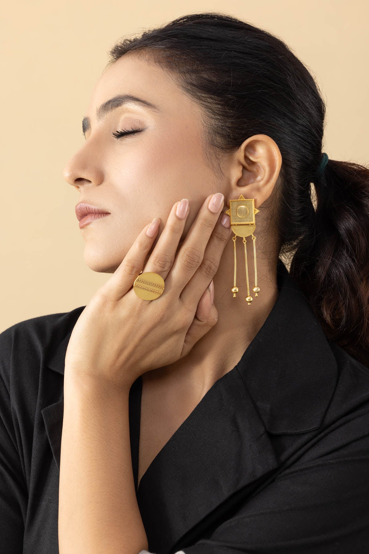 Black Double Breasted Blazer