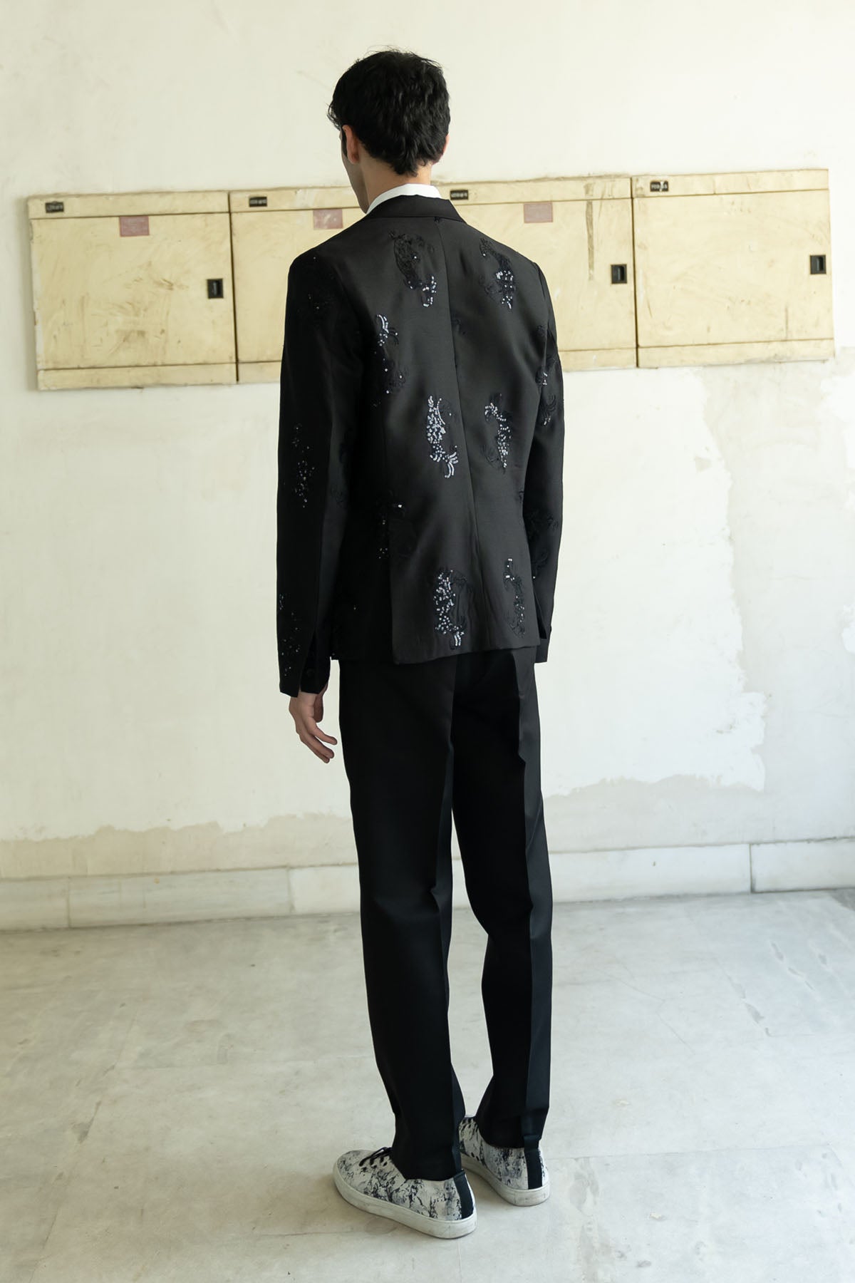 Black Fine Twill Trouser