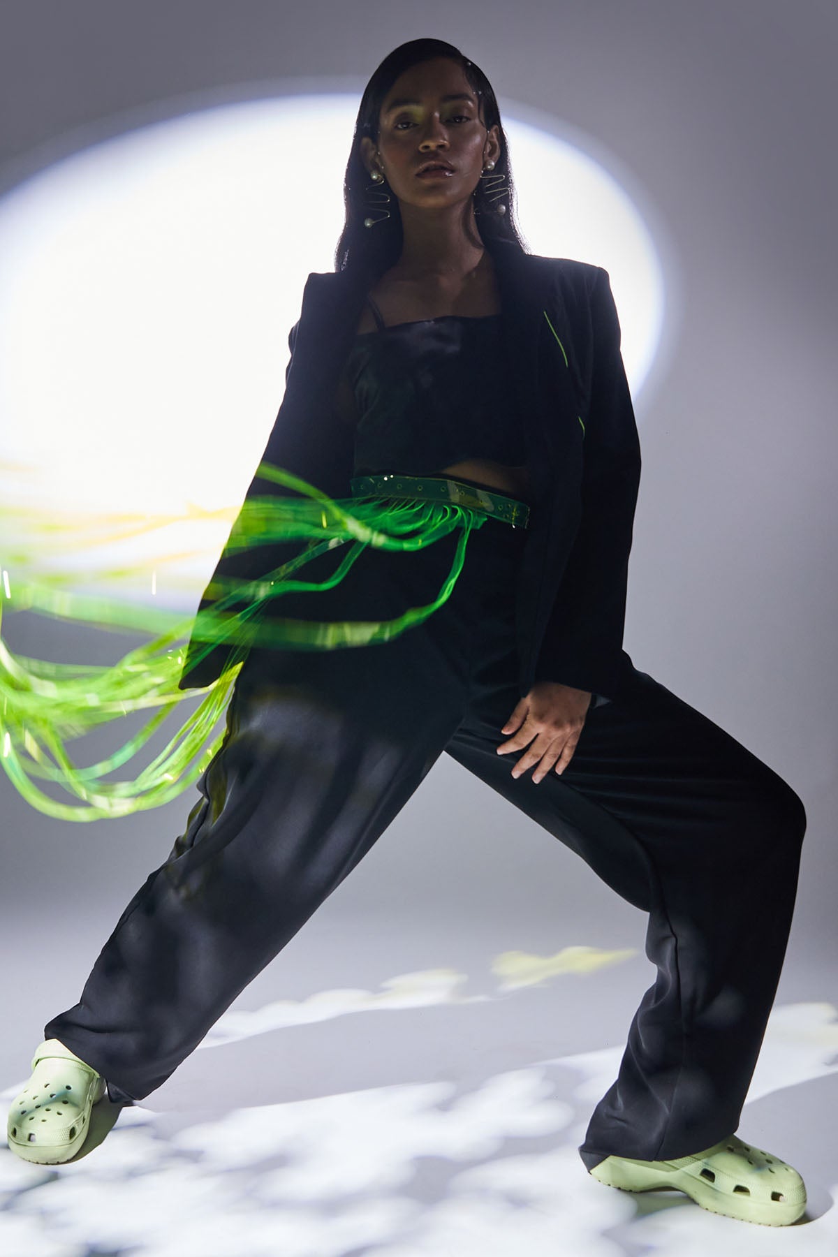 Black High Waist Pants