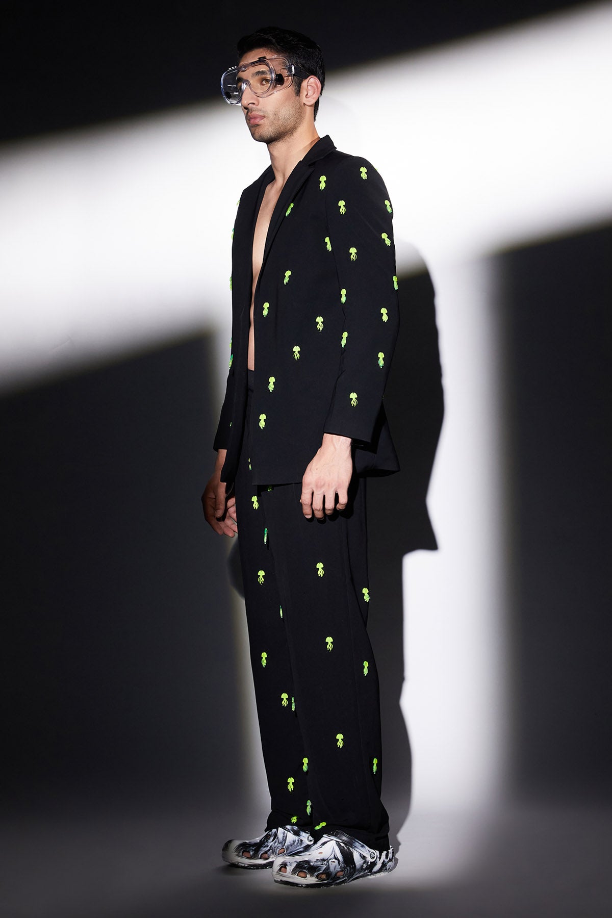 Black Neon Jellyfish Blazer