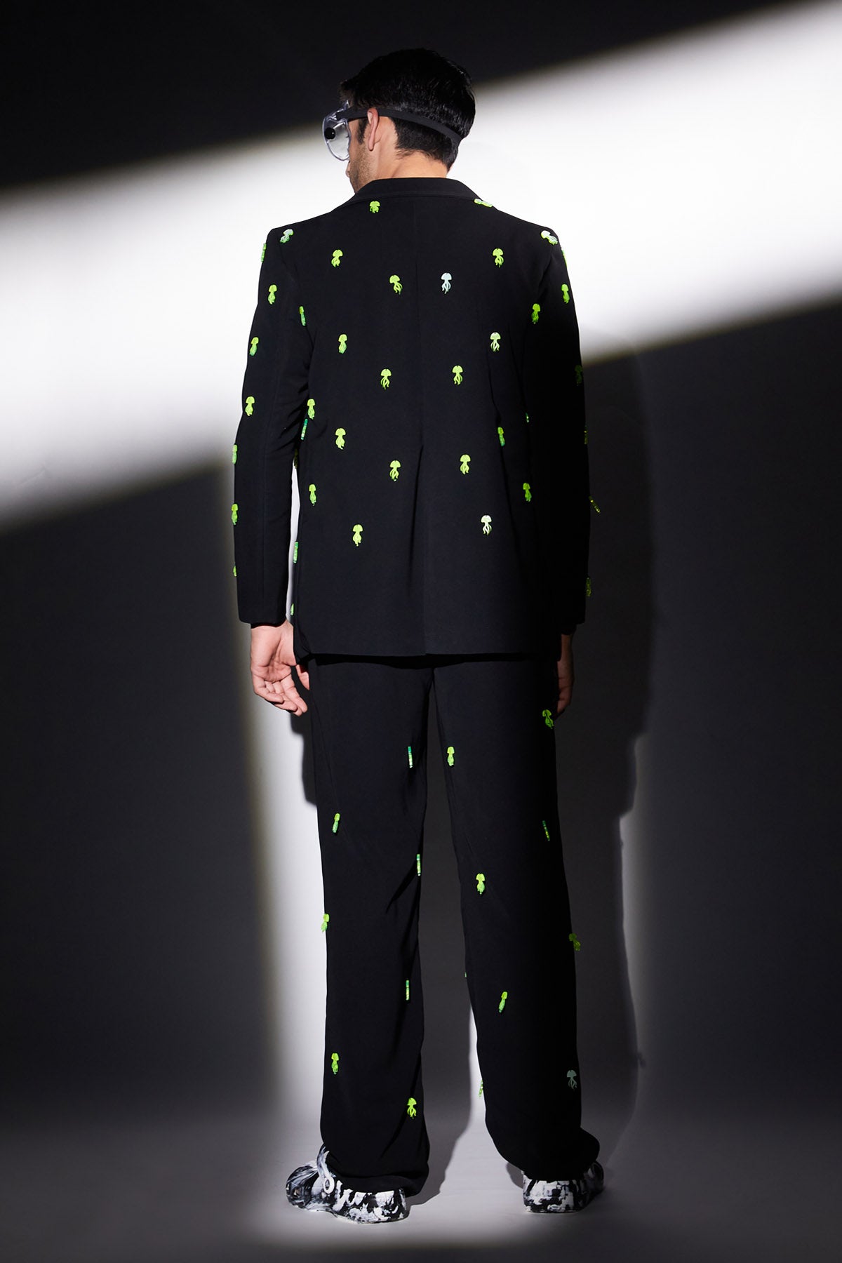 Black Neon Jellyfish Pants